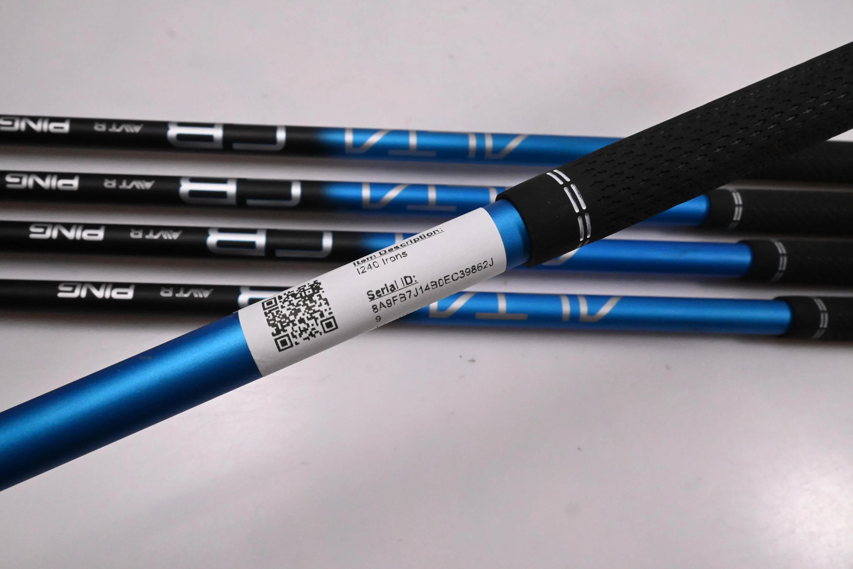 Ping I240 Irons / 6-PW / Green Dot / Regular Flex Ping Alta CB Blue Shafts - Image 6
