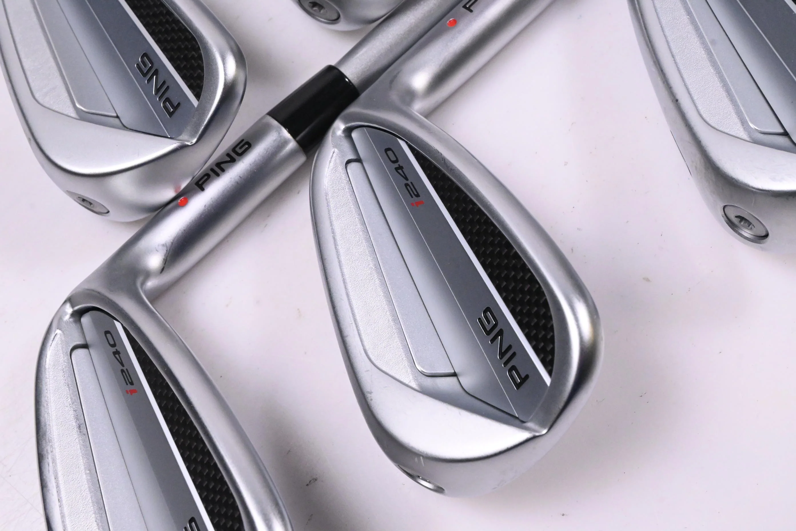 Ping I240 Irons / 7-PW+GW / Orange Dot / Senior Flex Ping Alta Quick 45 Shafts