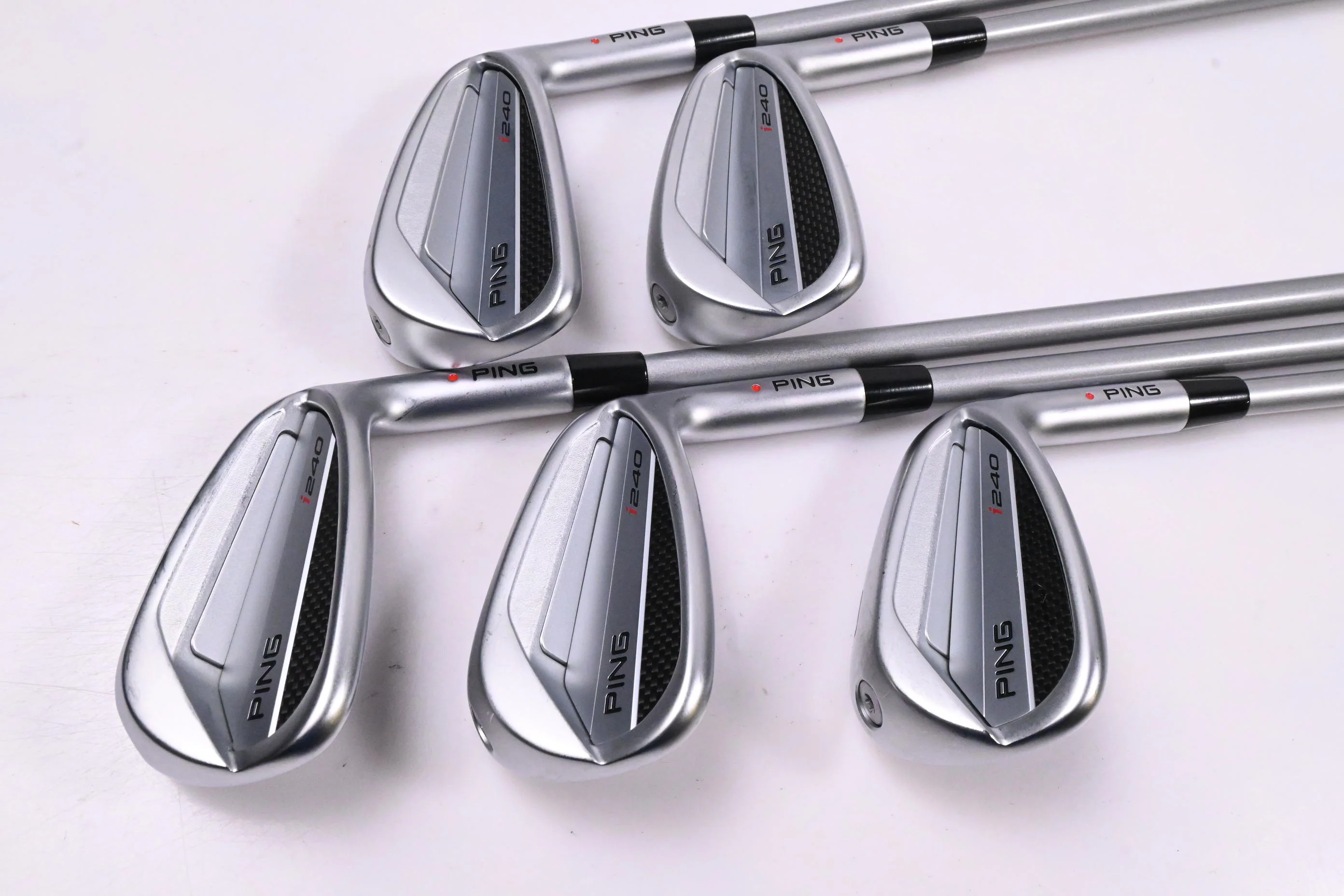 Ping I240 Irons / 7-PW+GW / Orange Dot / Senior Flex Ping Alta Quick 45 Shafts - Image 2