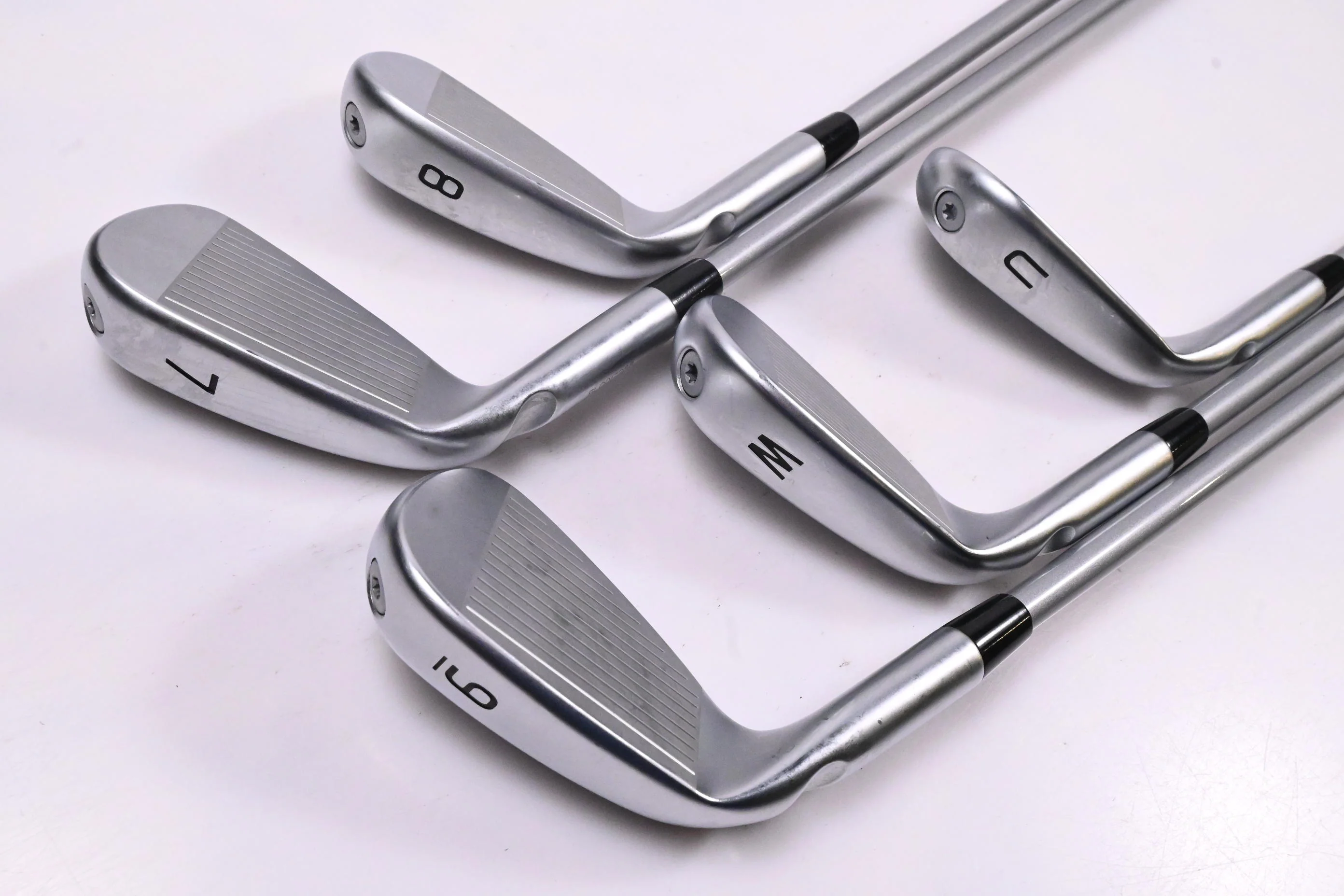 Ping I240 Irons / 7-PW+GW / Orange Dot / Senior Flex Ping Alta Quick 45 Shafts - Image 4