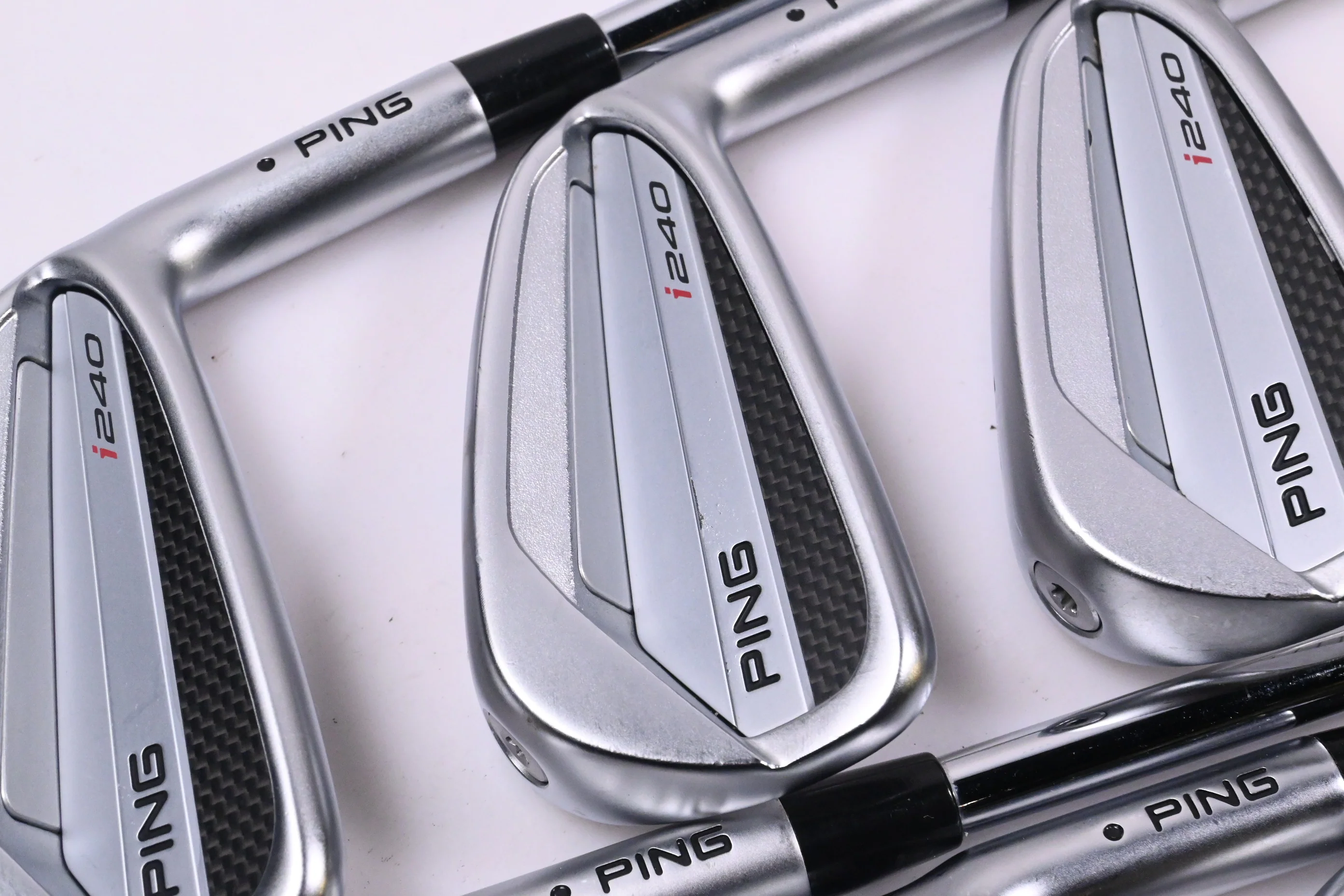 Ping i240 Irons / 5-PW / Black Dot / Regular Flex Ping AWT 3.0 Shafts