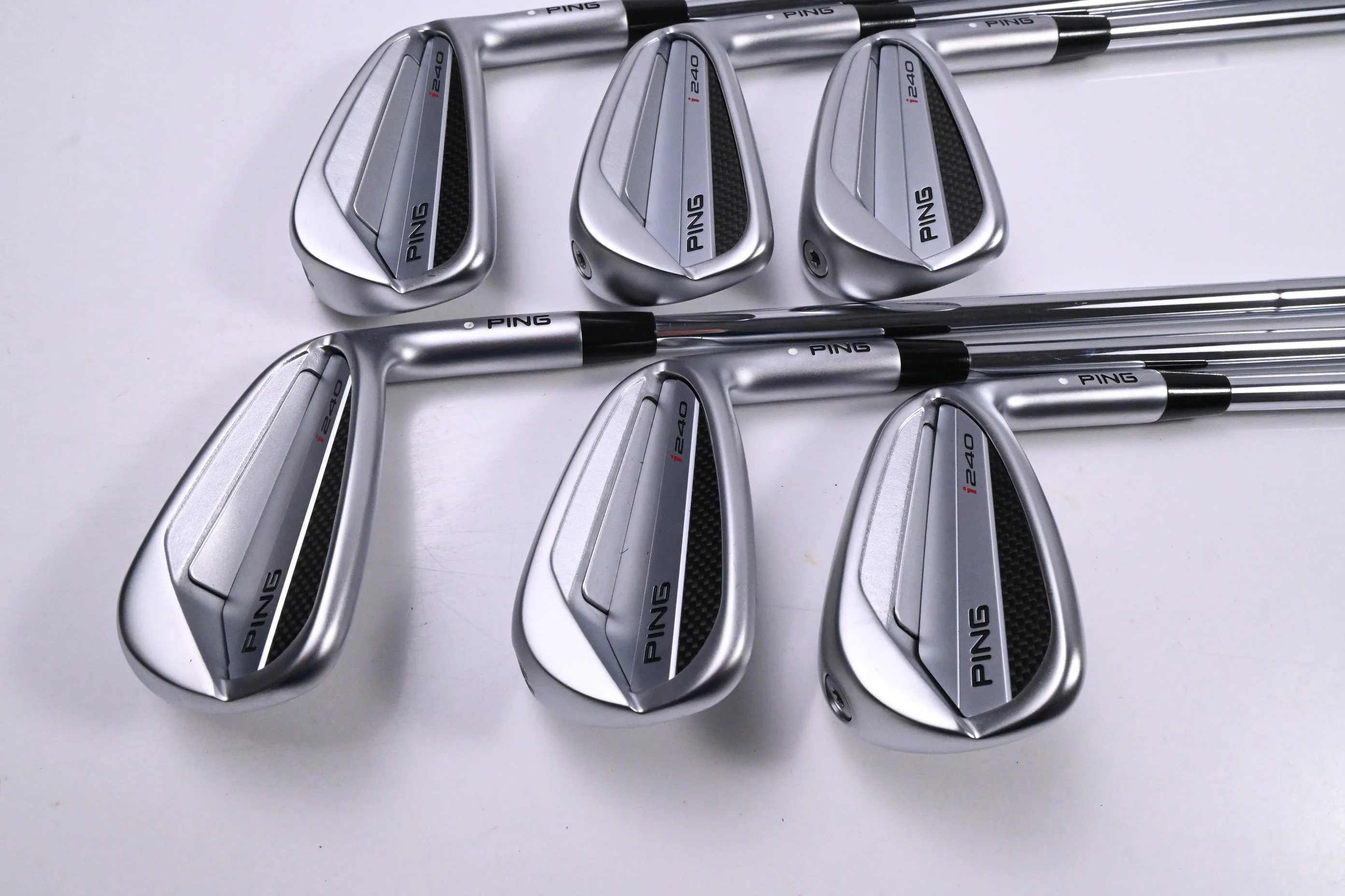 Ping I240 Irons / 5-PW / White Dot / Stiff Flex Dynamic Gold 120 S300 Shafts - Image 2