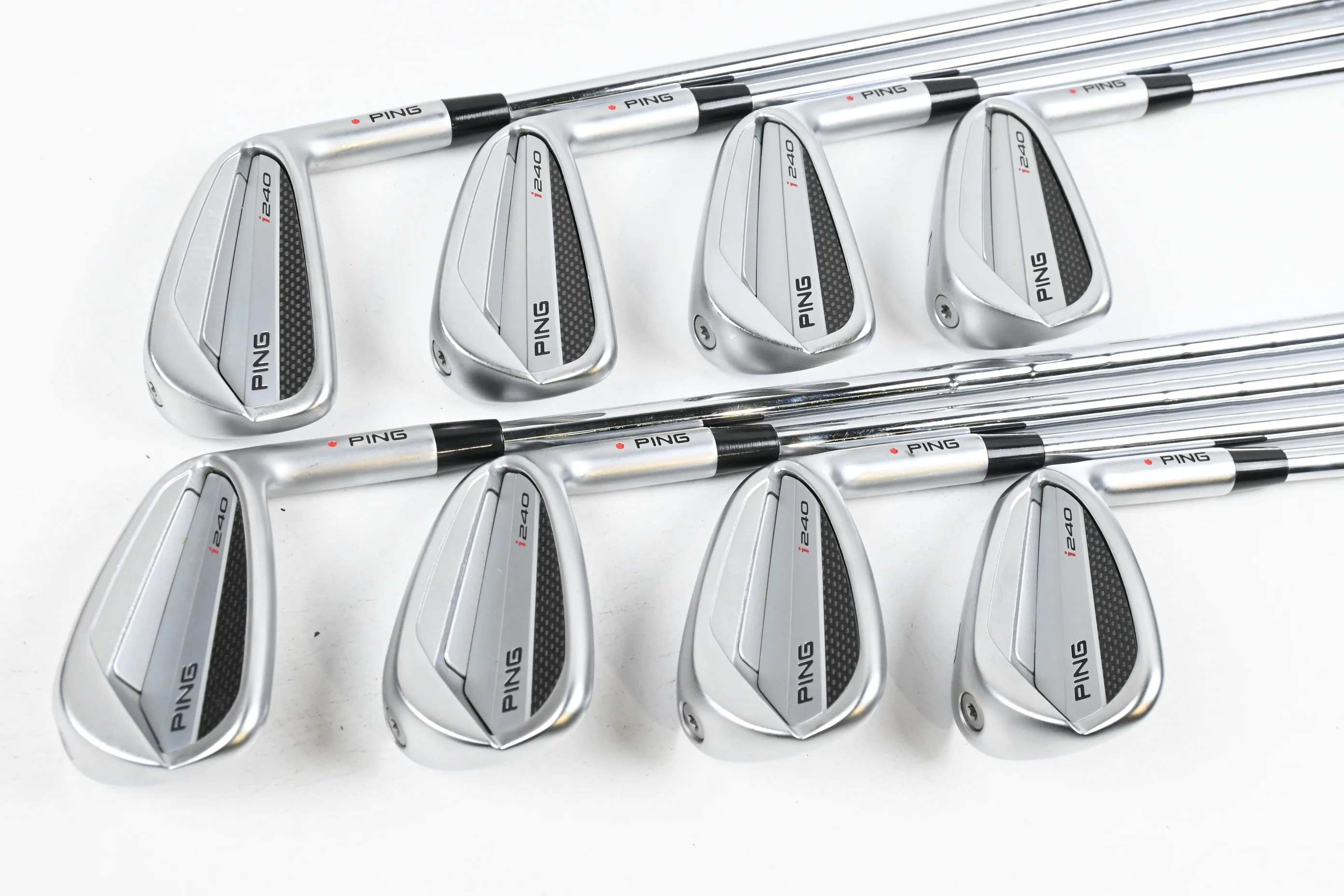 Ping I240 Irons / 4-PW+GW / Red Dot / X-Flex N.S.Pro Modus3 Tour 105 Shafts - Image 2
