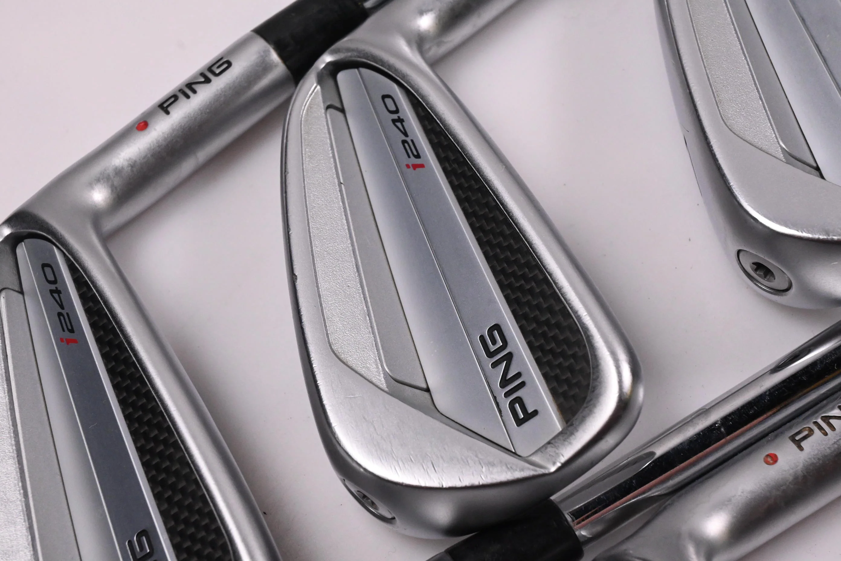Ping I240 Irons / 5-PW / Red Dot / Regular Flex KBS Tour 110 Shafts