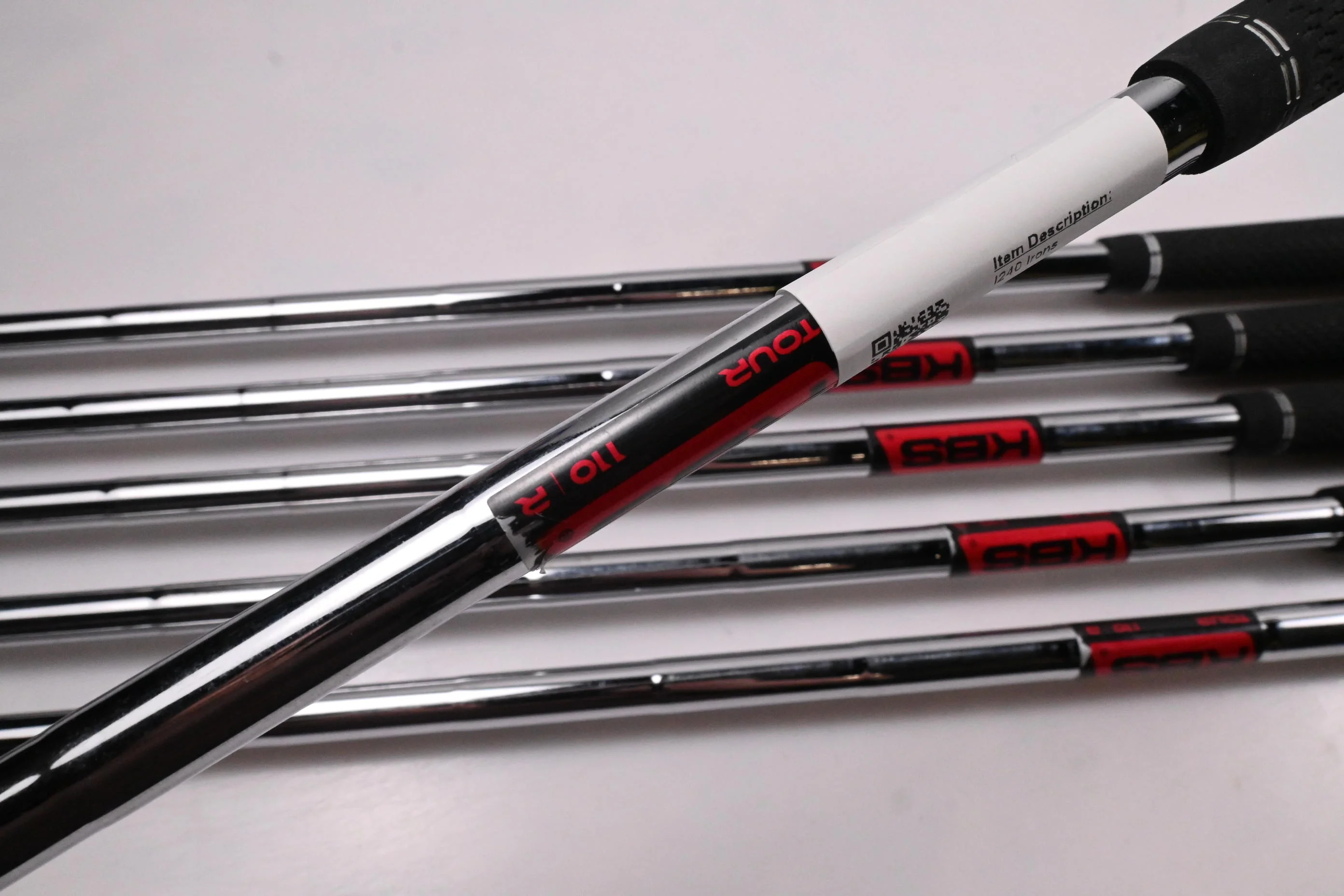 Ping I240 Irons / 5-PW / Red Dot / Regular Flex KBS Tour 110 Shafts - Image 5