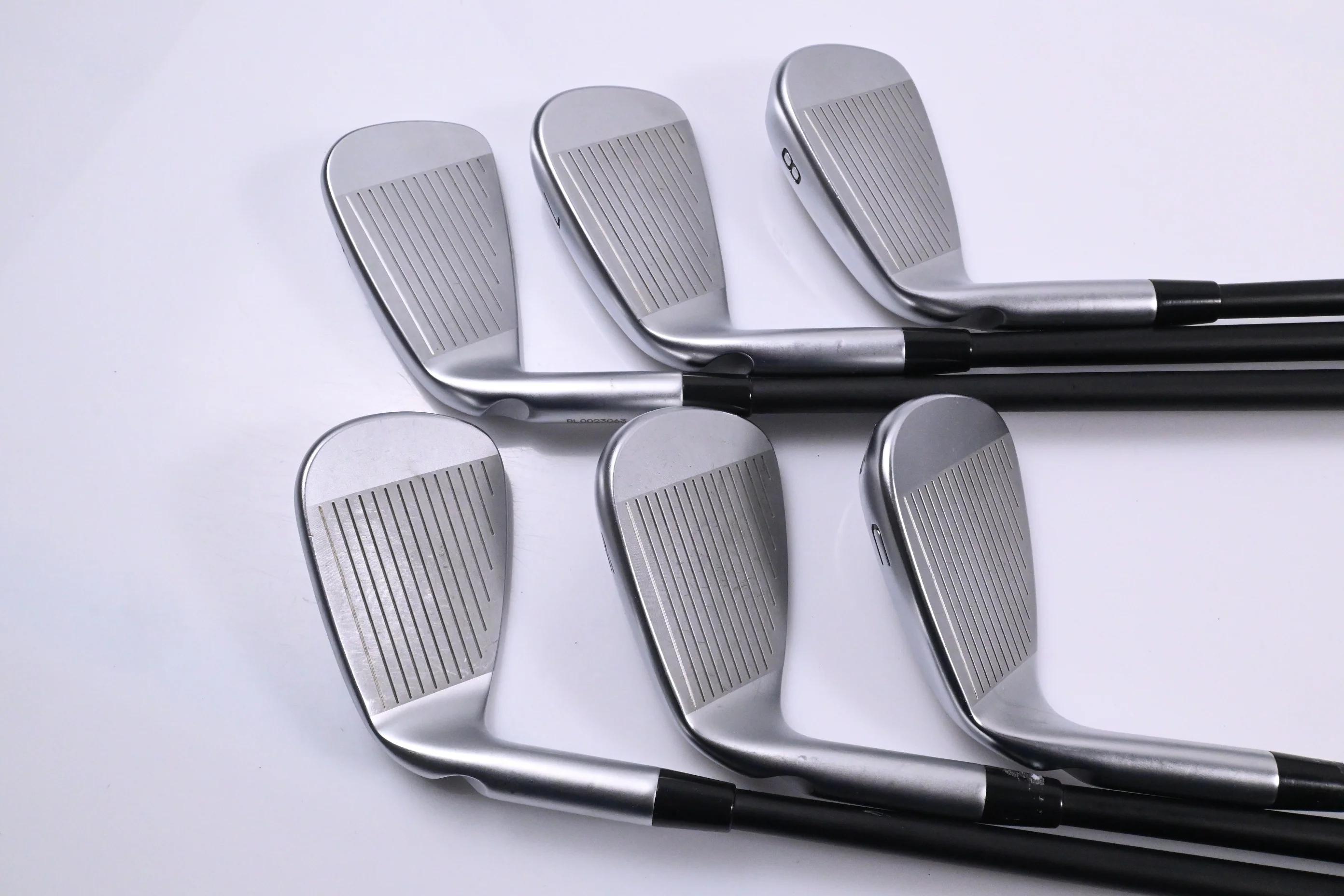 Ping I240 Irons / 6-PW+UW / Black Dot / Stiff Flex Ping Alta CB Blue AWT Shafts - Image 3
