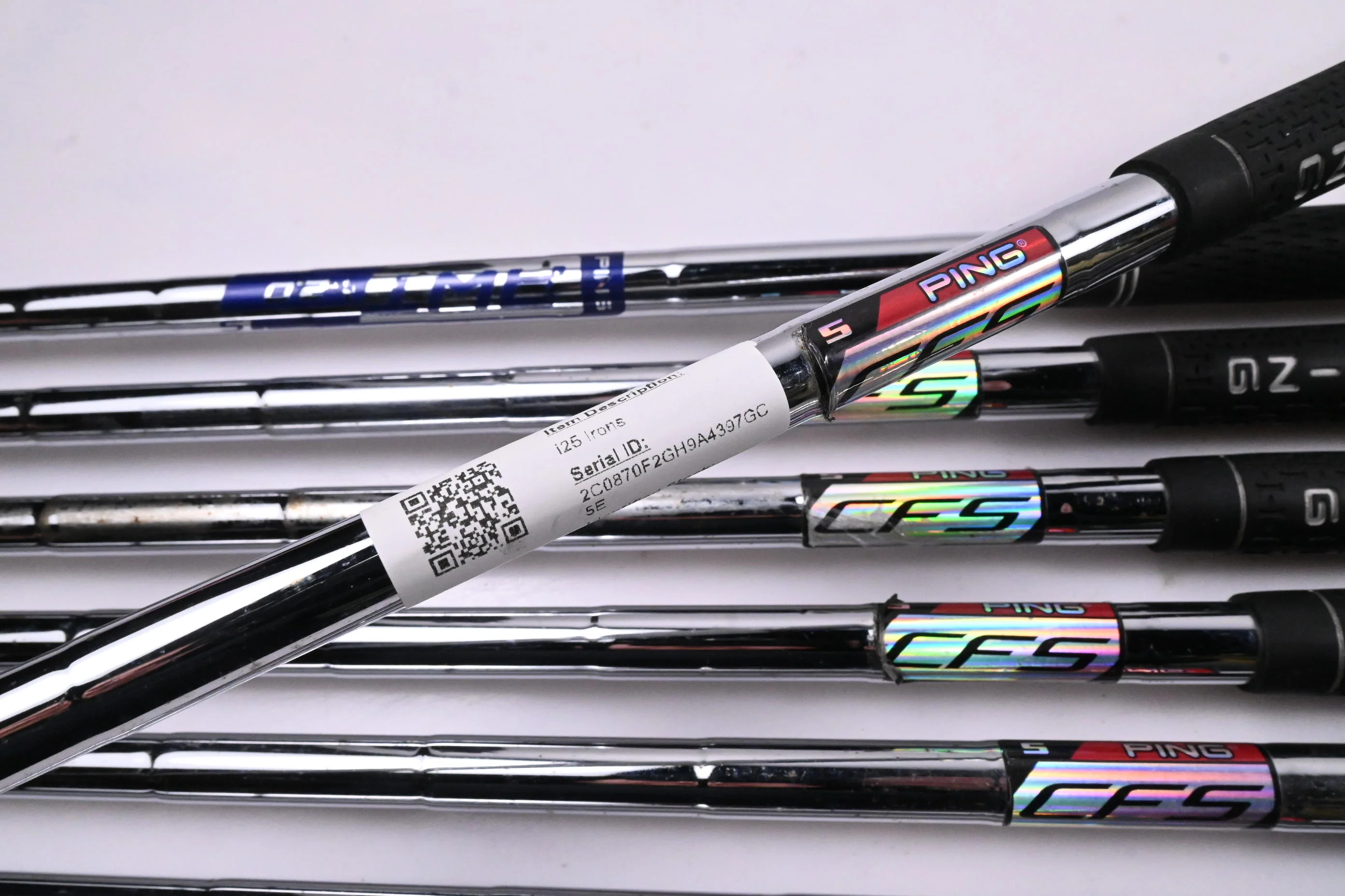 Ping i25 Irons / 3-PW / Black Dot / Stiff Flex Ping CFS Shafts - Image 6
