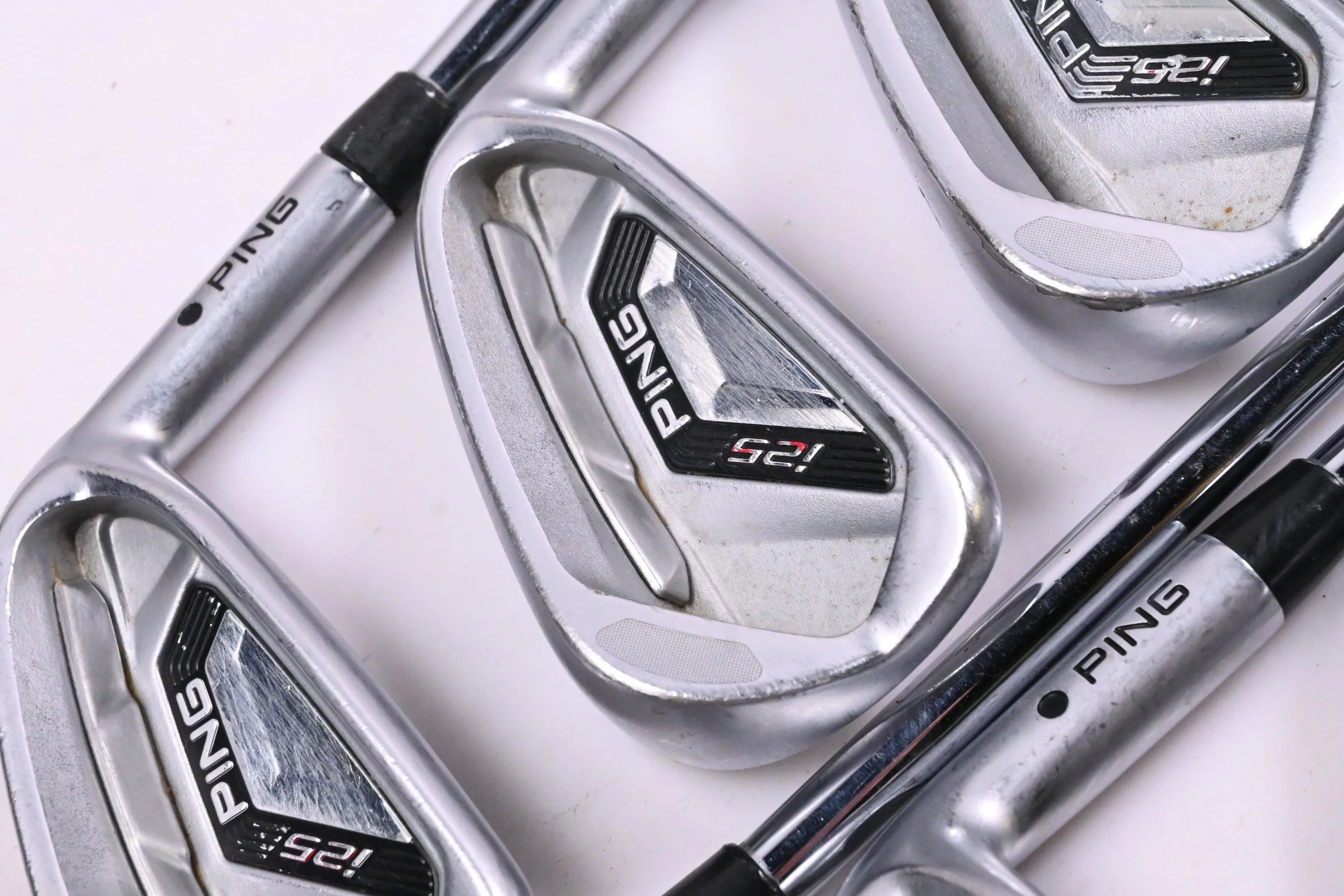 Ping i25 Irons / 4-PW+GW / Black Dot / Stiff Flex Ping CFS Shafts