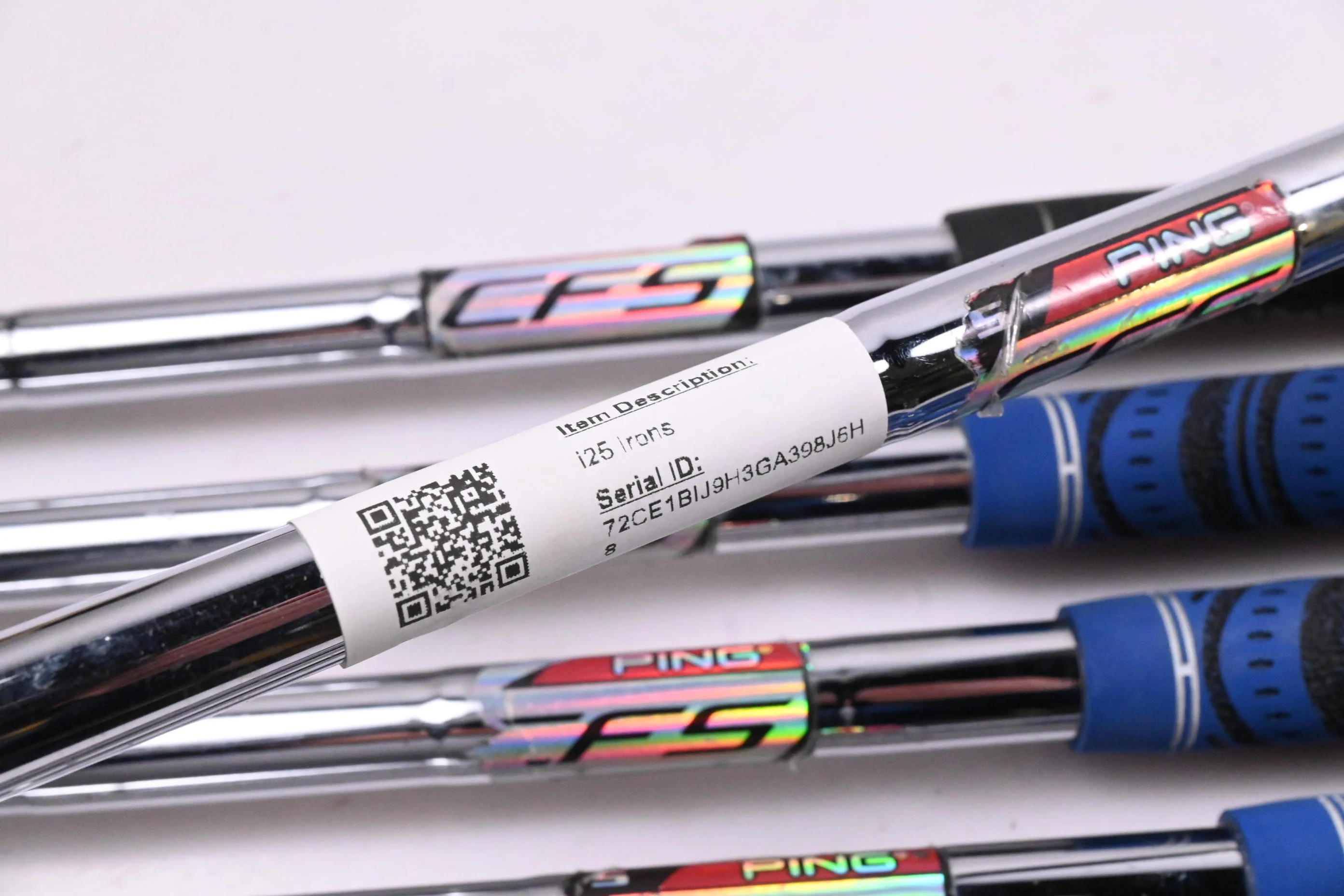 Ping i25 Irons / 4-PW+GW / Black Dot / Stiff Flex Ping CFS Shafts - Image 6