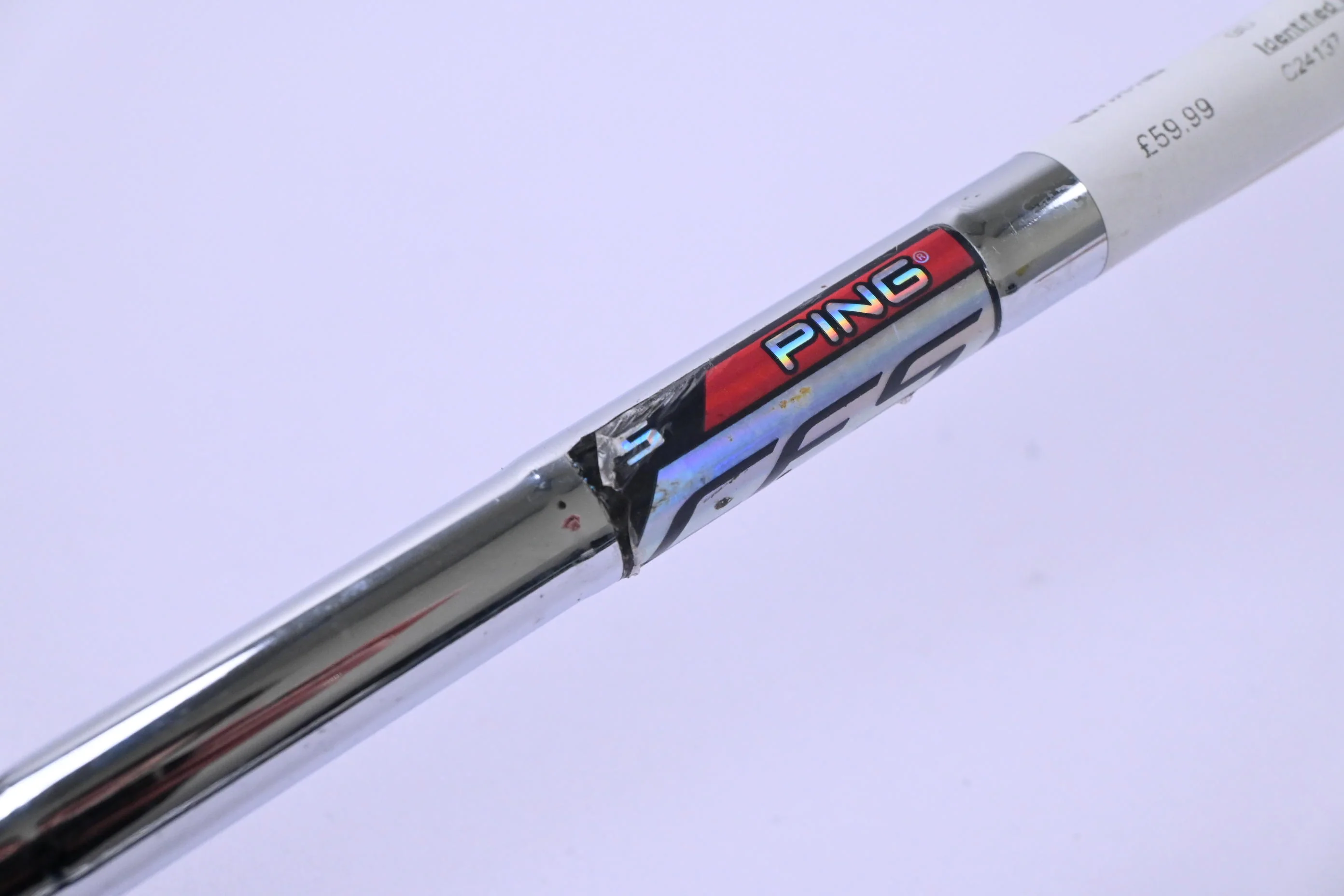 Ping i25 Gap Wedge / 50 Degree / Black Dot / Stiff Flex Ping CFS Shaft - Image 4