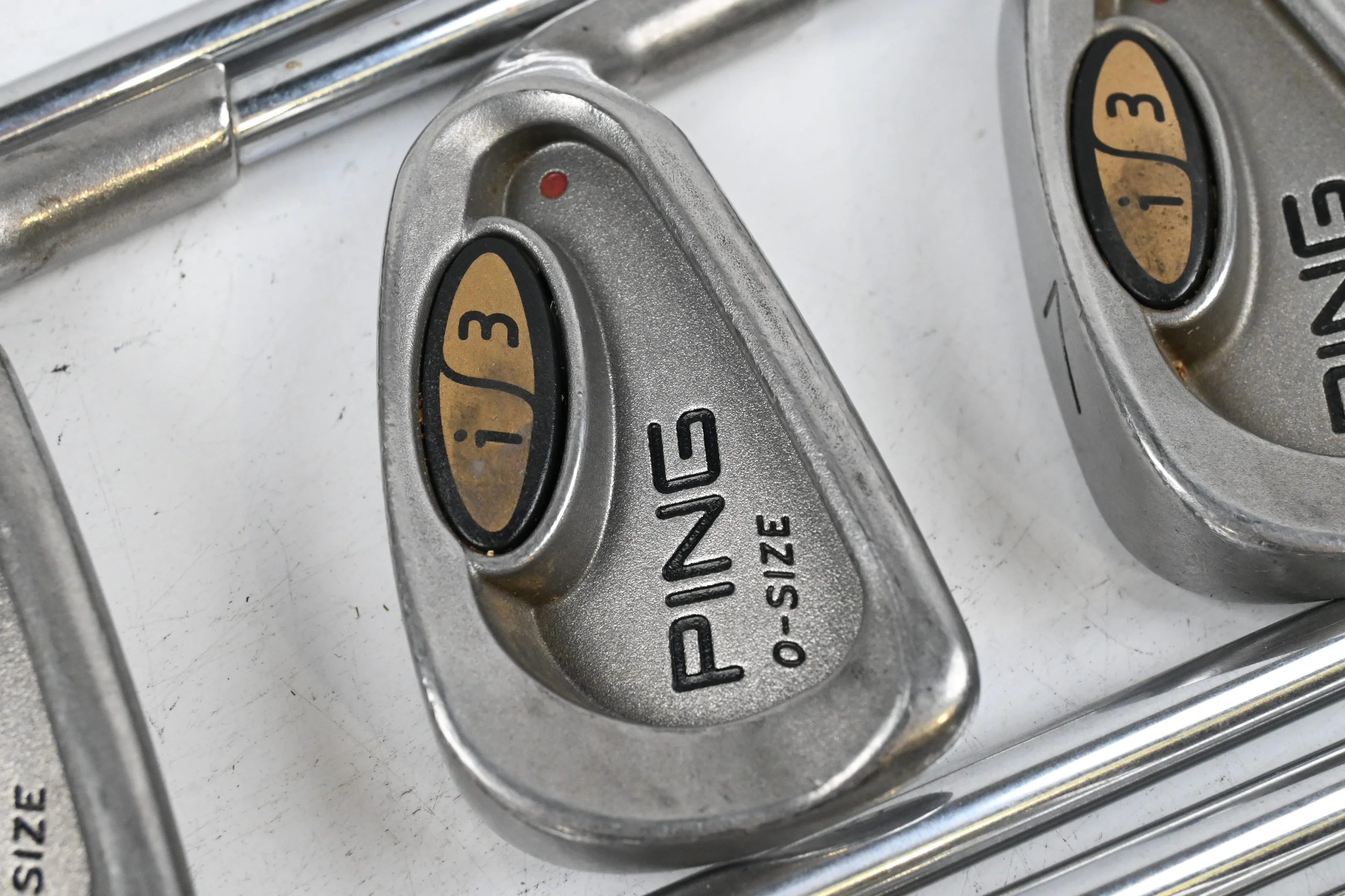 Ping i3 Irons / 4-PW+SW / Maroon Dot / Regular Flex Steel Shafts