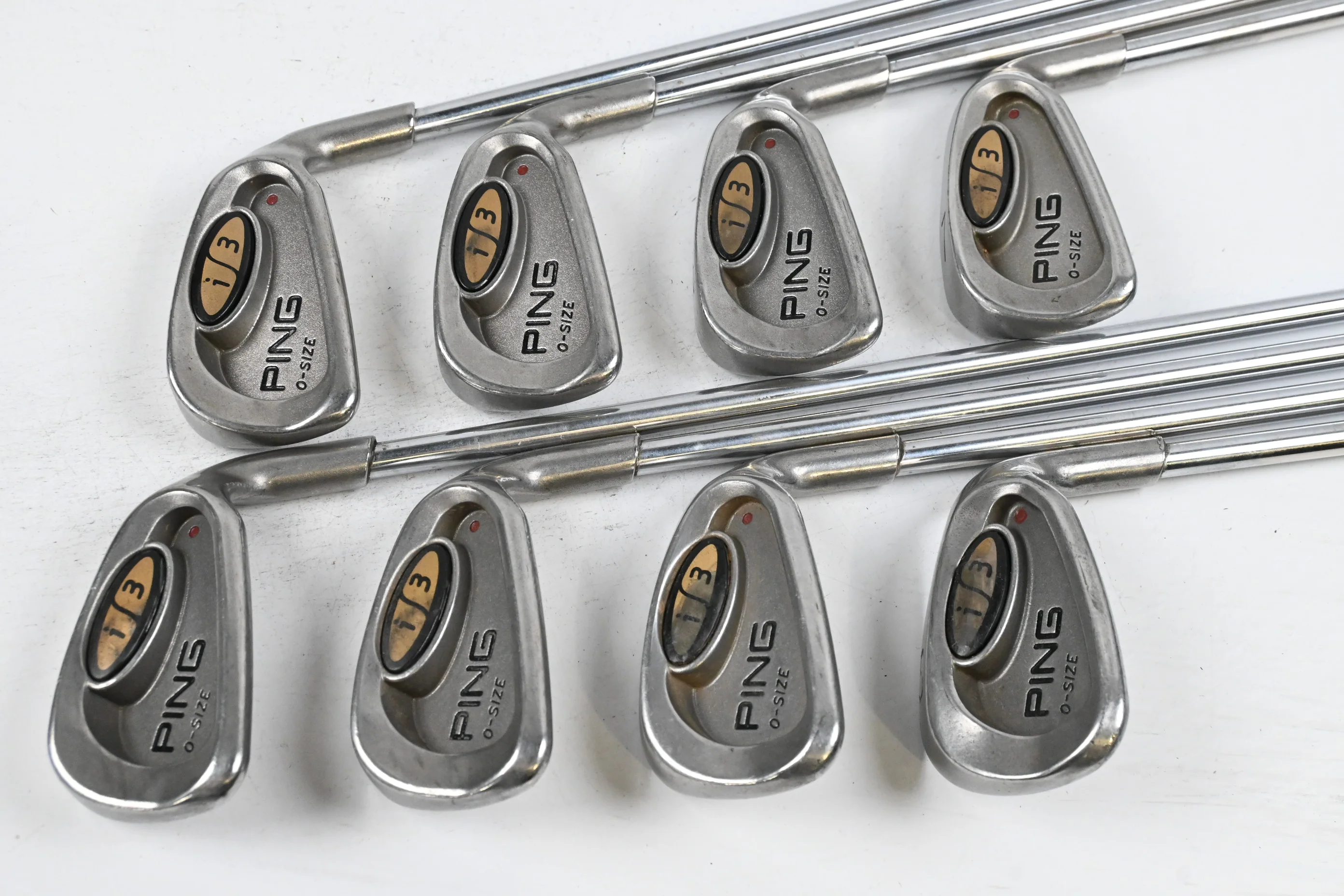 Ping i3 Irons / 4-PW+SW / Maroon Dot / Regular Flex Steel Shafts - Image 2