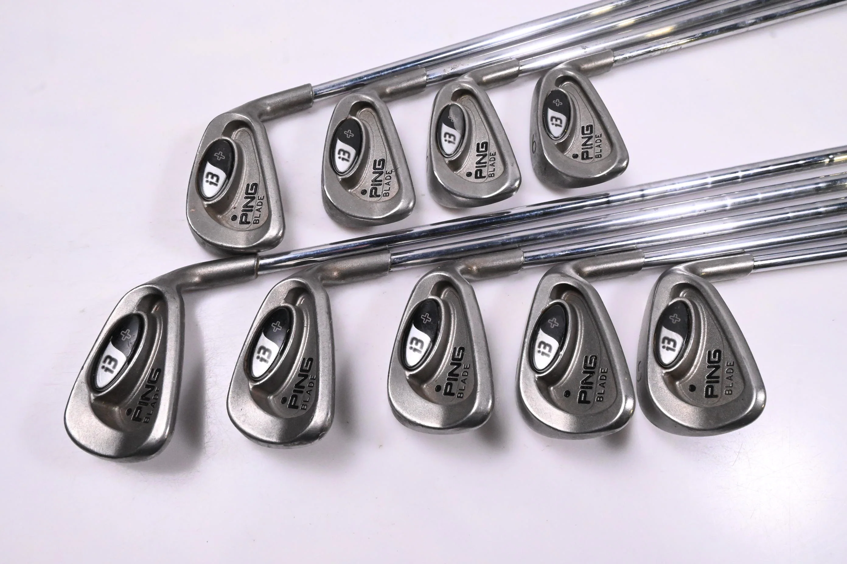 Ping i3+ Irons / 3-PW+SW / Black Dot / Stiff Flex Steel Shafts - Image 2