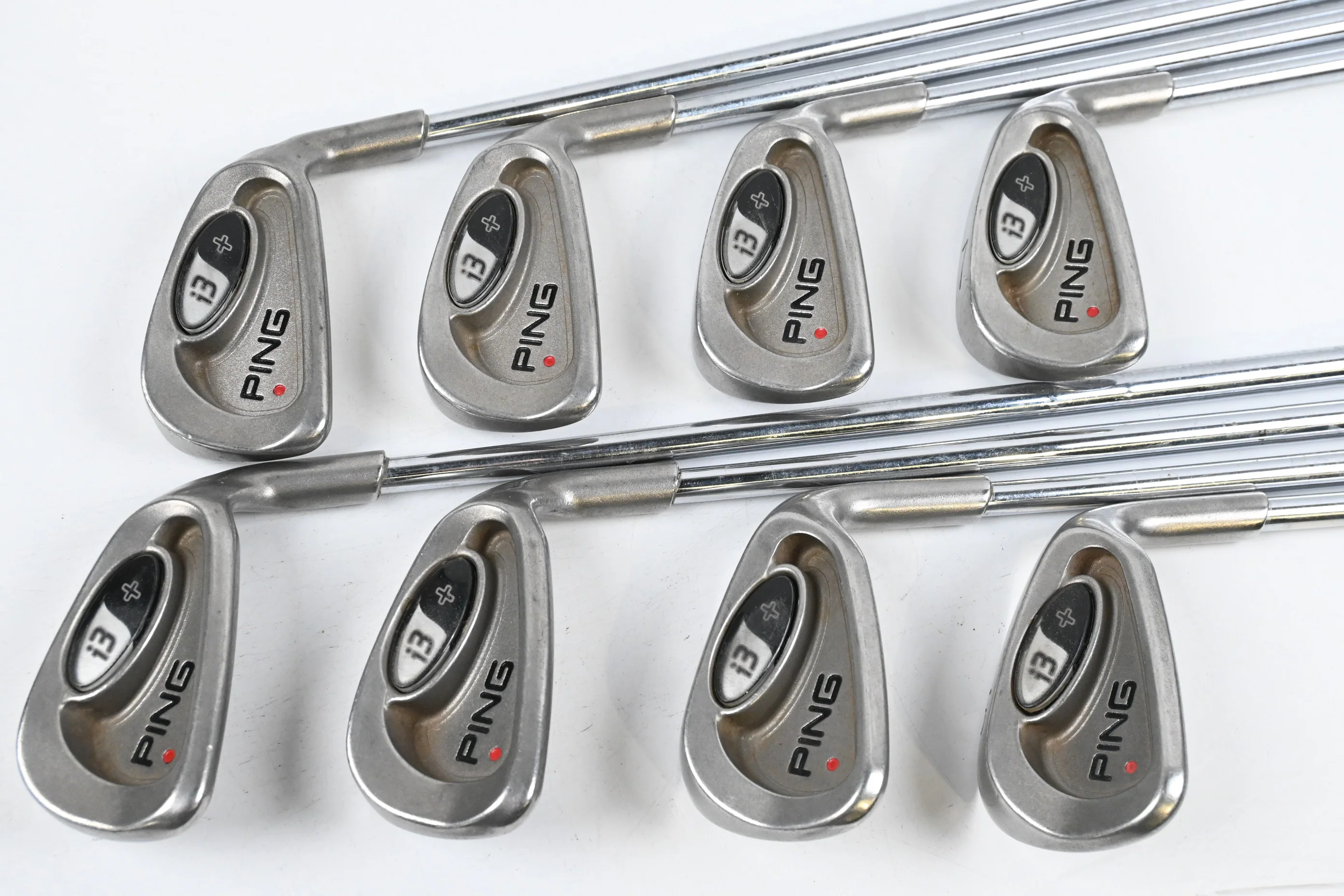 Ping i3+ Irons / 4-PW+SW / Red Dot / Stiff Flex Steel Shafts - Image 2