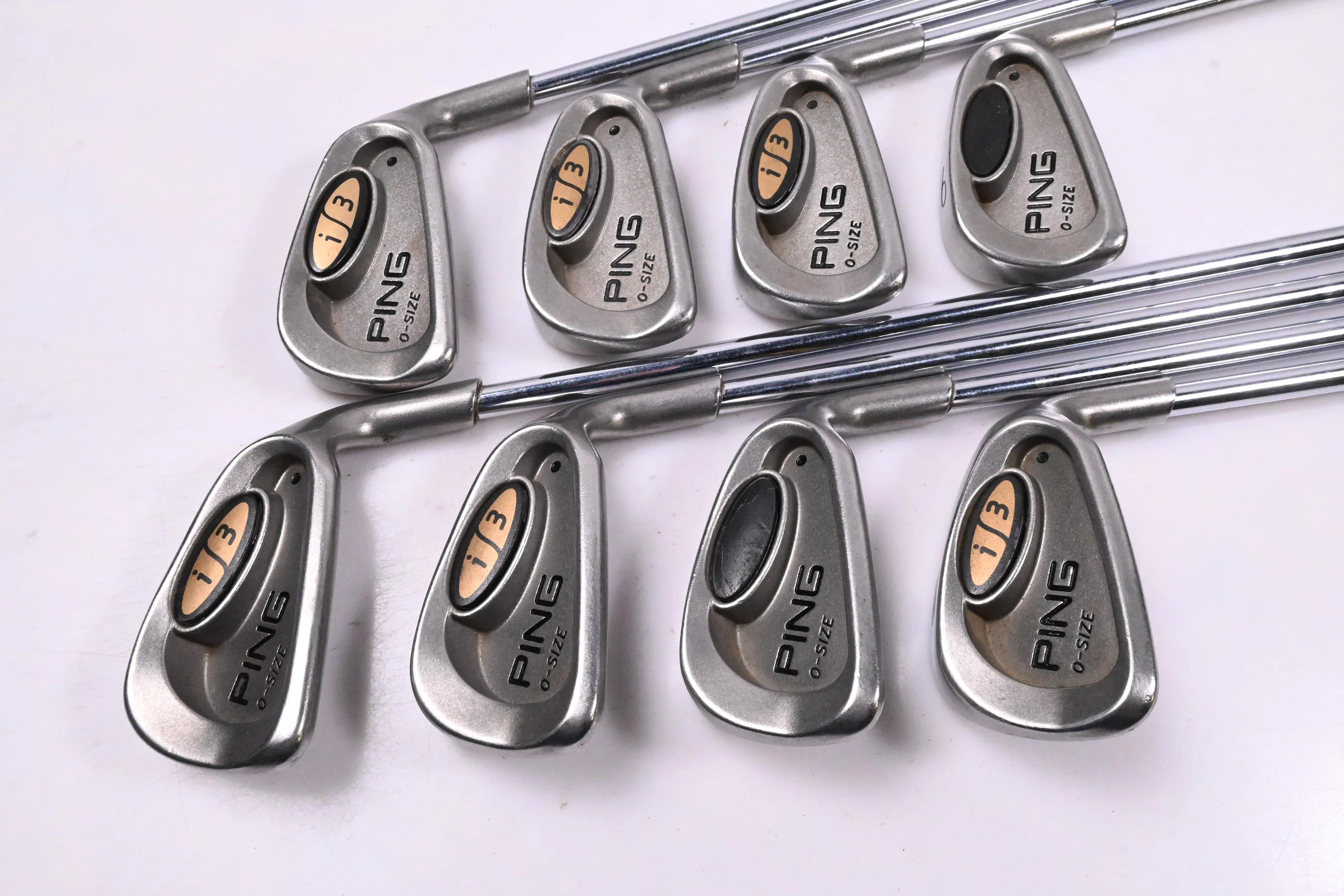 Ping i3 O-Size Irons / 3-PW / Black Dot / Stiff Flex Ping JZ Shafts - Image 2