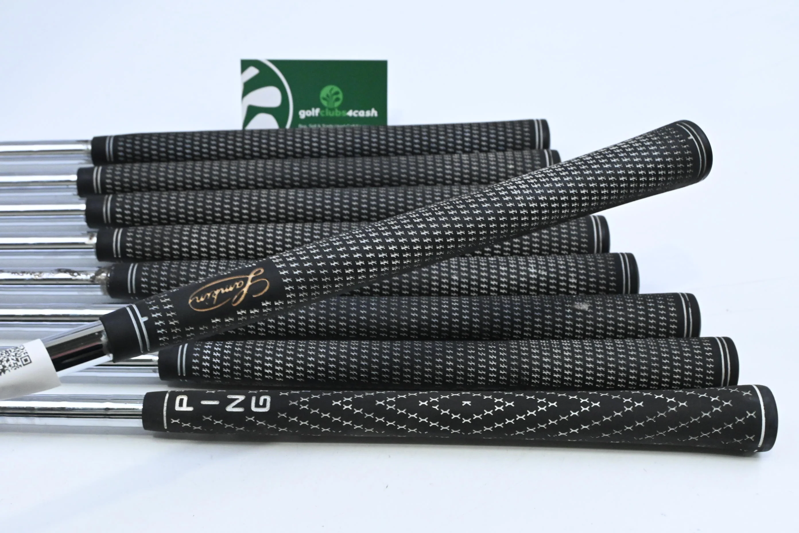Ping i3 O-Size Irons / 3-PW+SW / Green Dot / Stiff Flex Ping Cushin JZ Shafts - Image 7