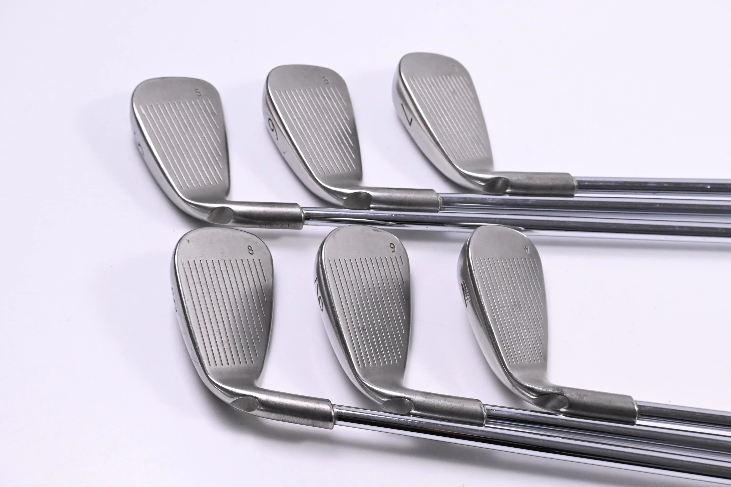 Ping i5 Irons / 5-PW / Green Dot / Stiff Flex Ping AWT Shafts - Image 3