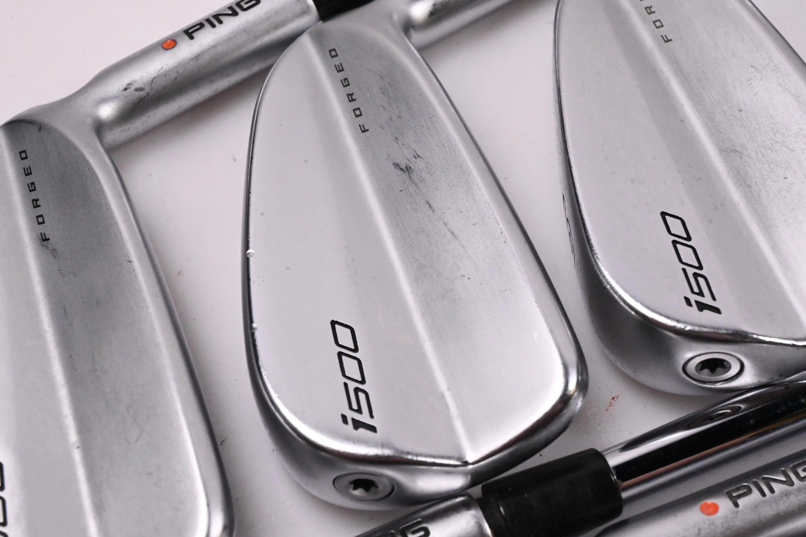 Ping i500 Irons / 4-PW+GW / Orange Dot / Stiff Flex Dynamic Gold 105 S300