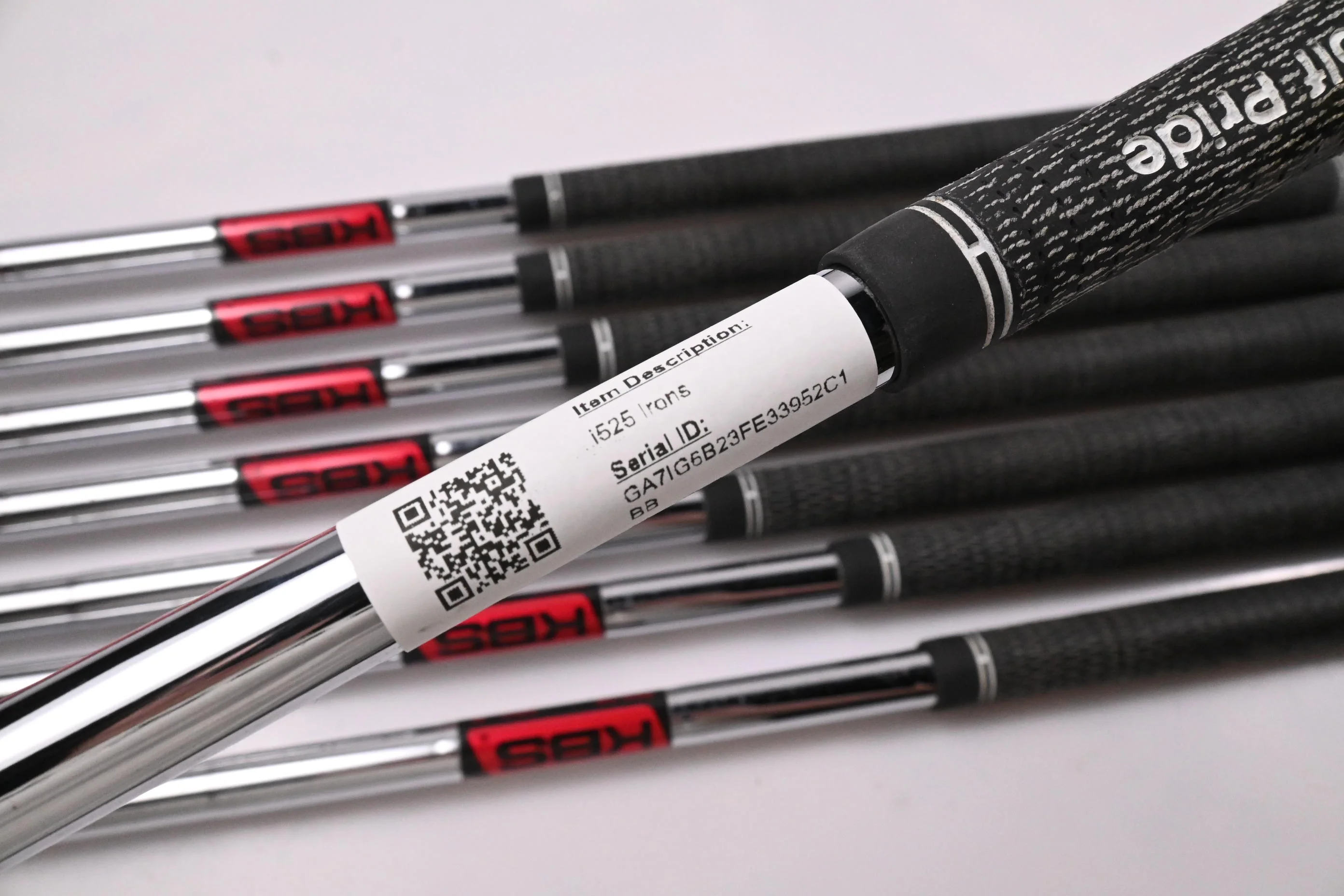 Ping i525 Irons / 4-PW+GW / Red Dot / Stiff Flex KBS Tour 120 Shafts - Image 6
