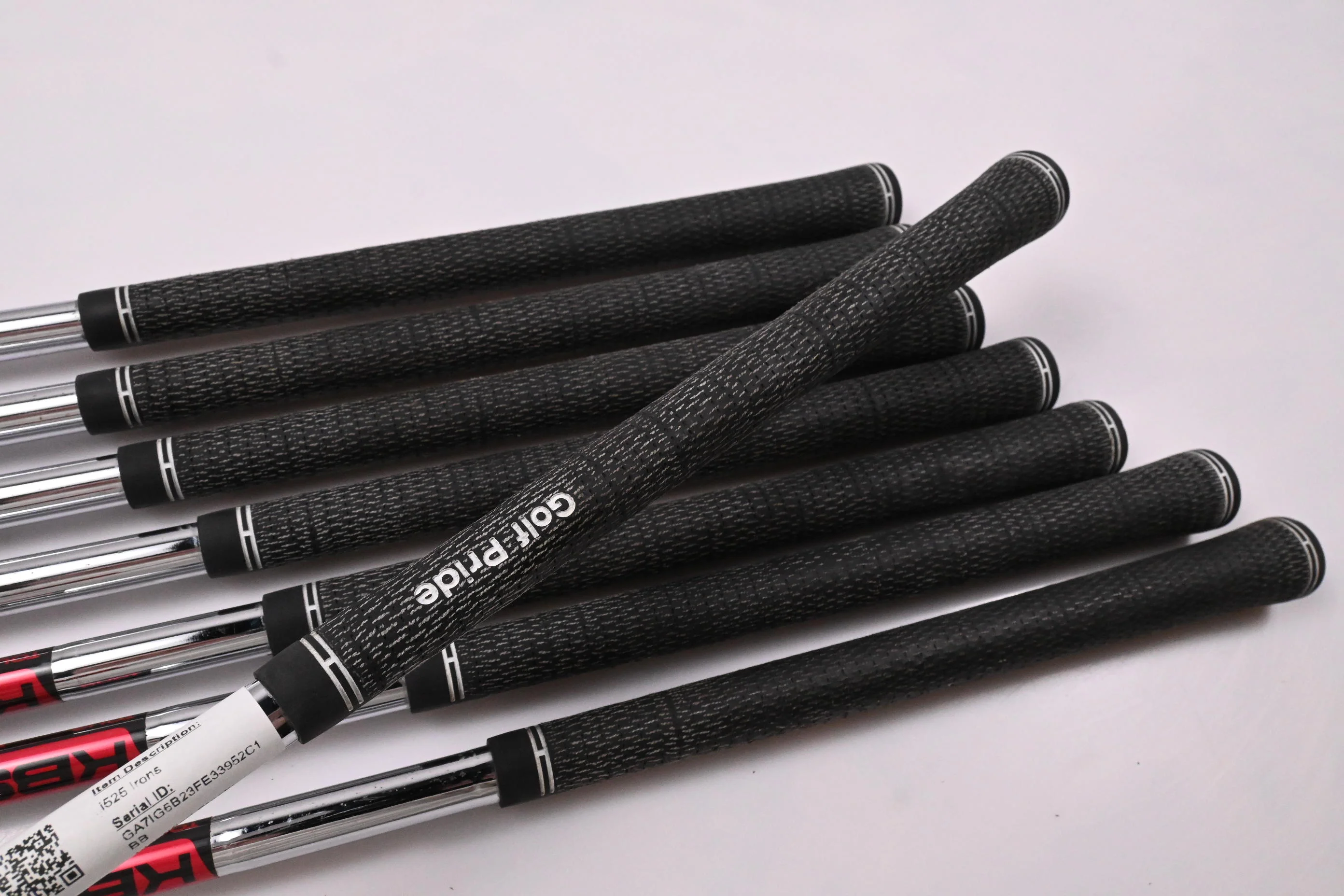 Ping i525 Irons / 4-PW+GW / Red Dot / Stiff Flex KBS Tour 120 Shafts - Image 7