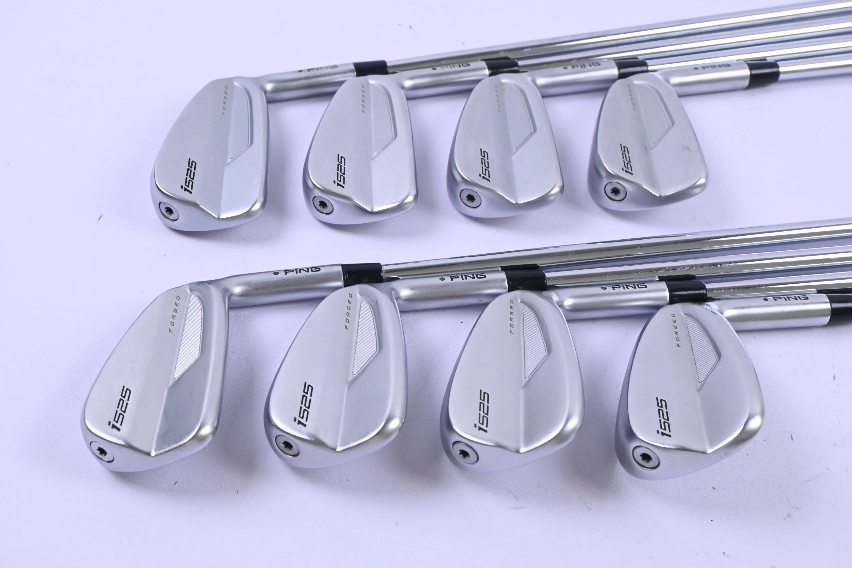 Ping i525 Irons / 3-PW / Green Dot / Regular Flex Dynamic Gold 105 R300 Shafts - Image 2