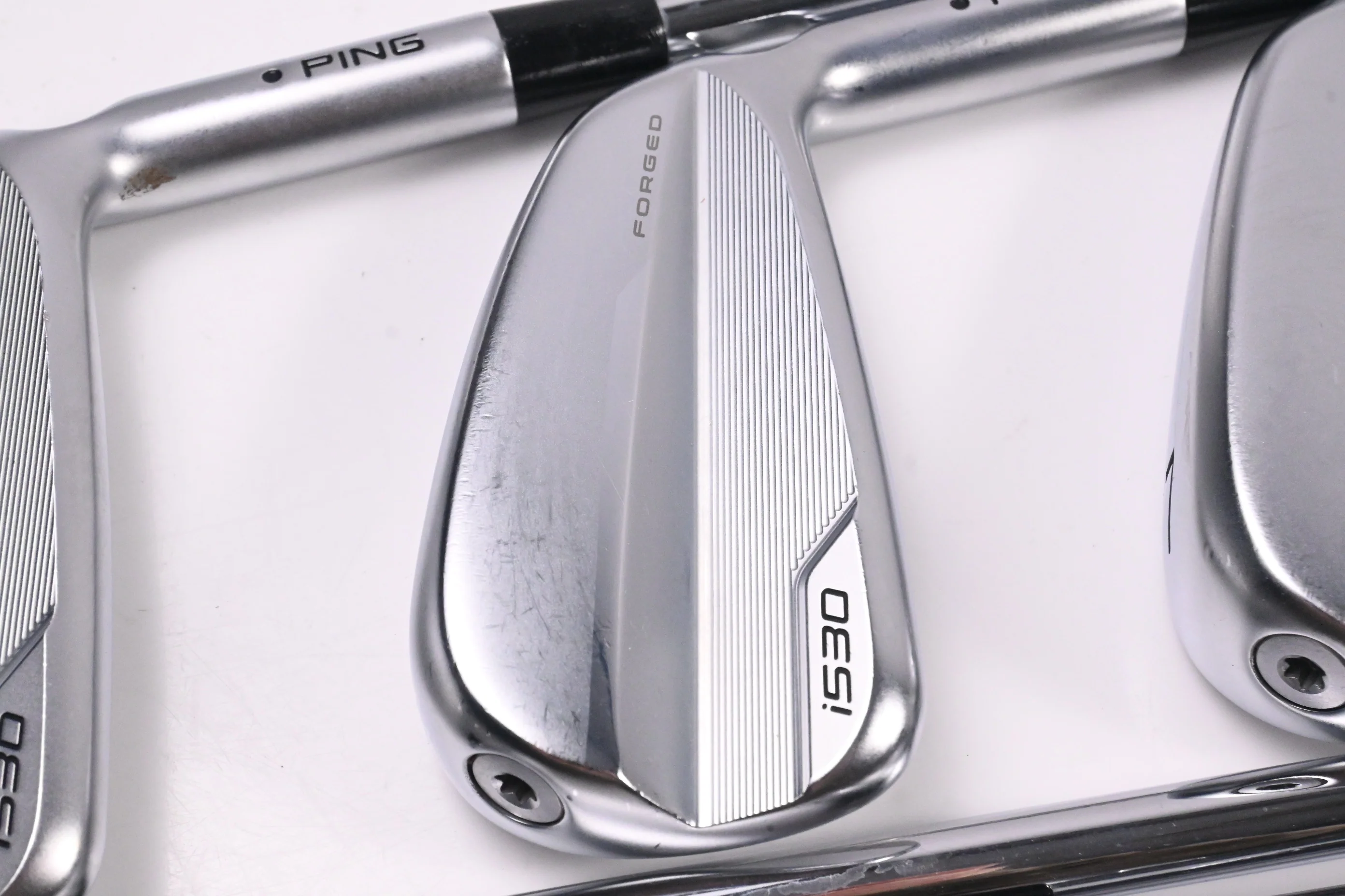 Ping i530 Irons / 5-PW+UW / Black Dot / Stiff Flex N.S.Pro Modus3 Tour 105