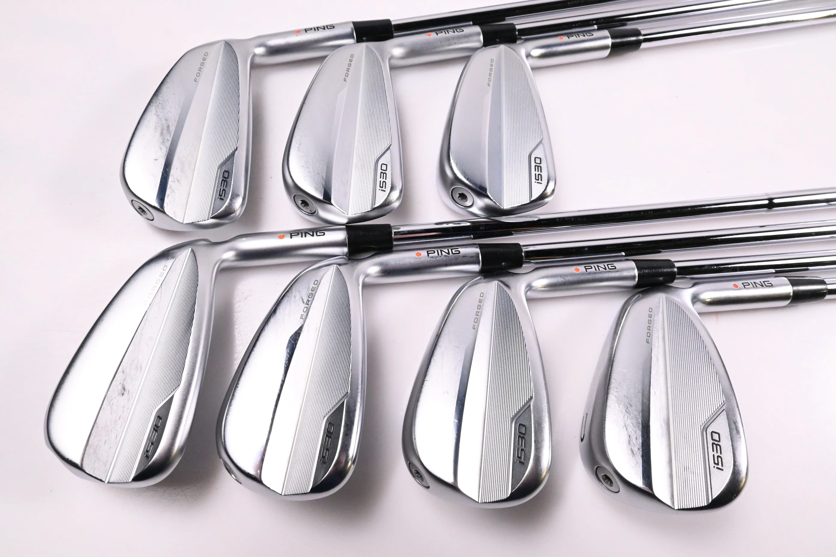 Ping i530 Irons / 5-PW+UW / Orange Dot / Regular Flex Dynamic Gold Mid 100 R300 - Image 2