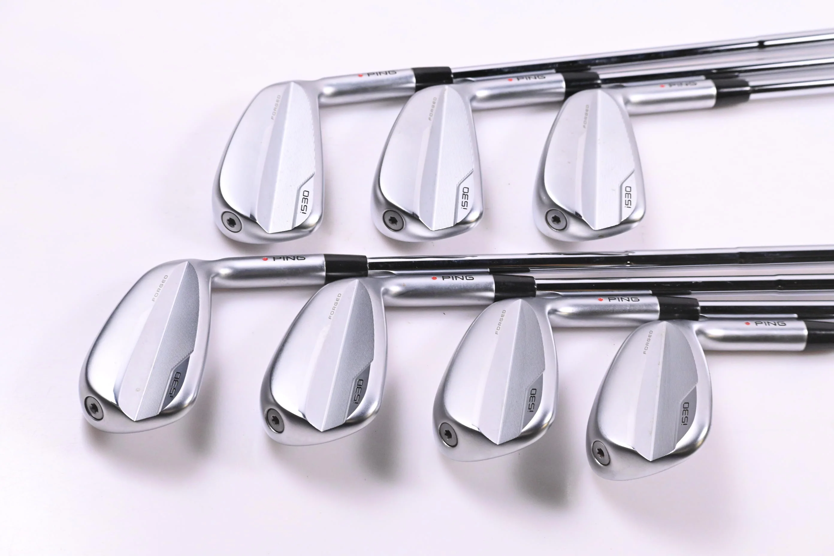 Ping i530 Irons / 5-PW+GW / Red Dot / Stiff Flex Dynamic Gold Mid 115 S300 - Image 2