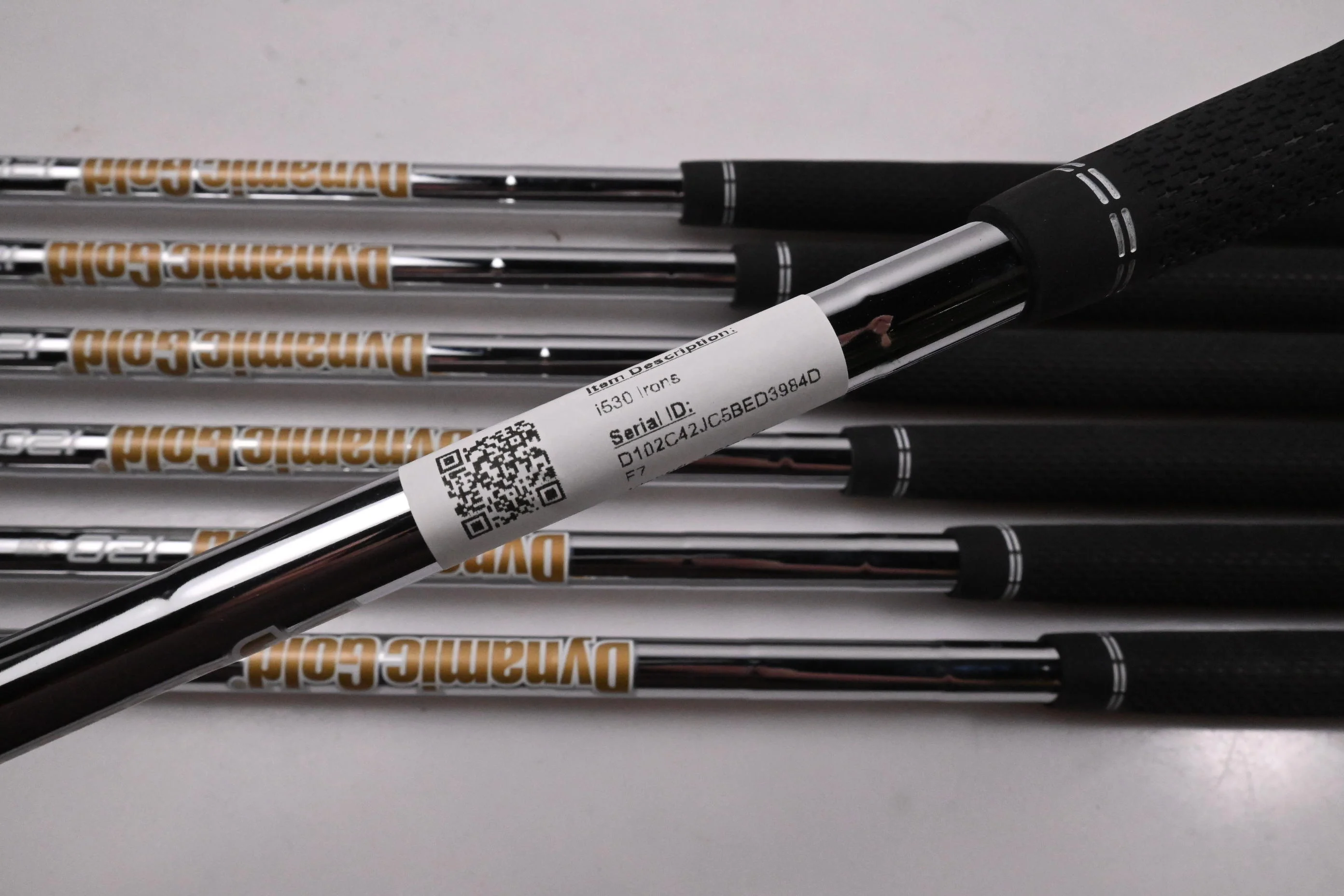 Ping i530 Irons / 4-PW / White Dot / Stiff Flex Dynamic Gold 120 S300 Shafts - Image 6
