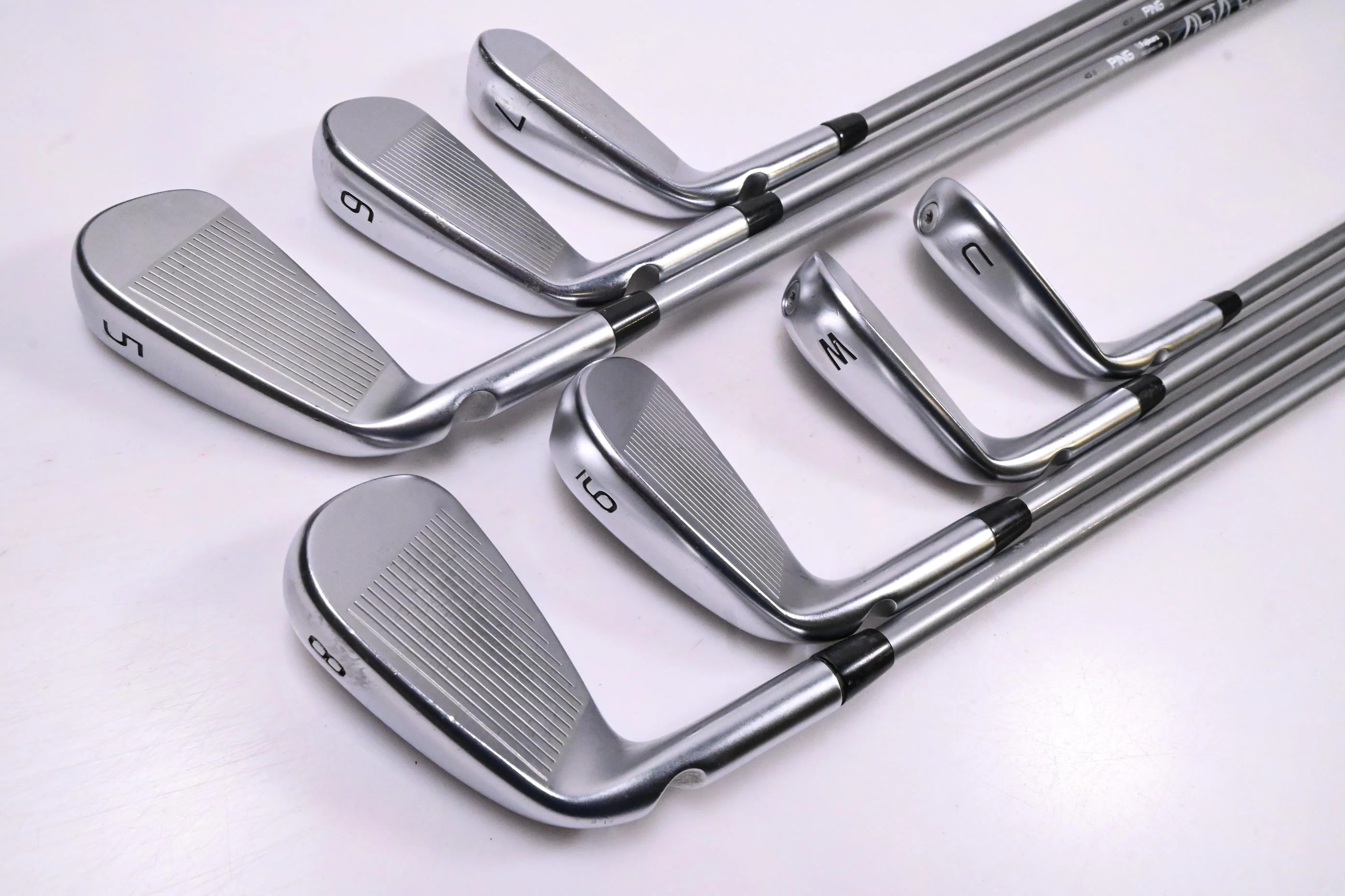 Ping i530 Irons / 5-PW+GW / Blue Dot / Senior Flex Ping Alta Quick 45 Shafts - Image 4