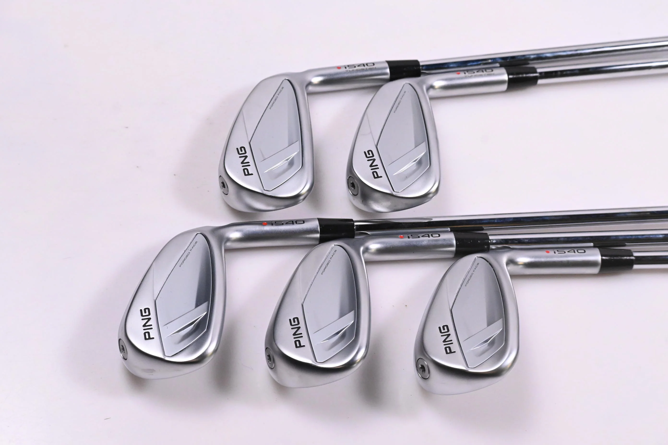 Ping i540 Irons / 6-PW / Red Dot / Regular Flex Ping AWT 3.0 Shafts - Image 2