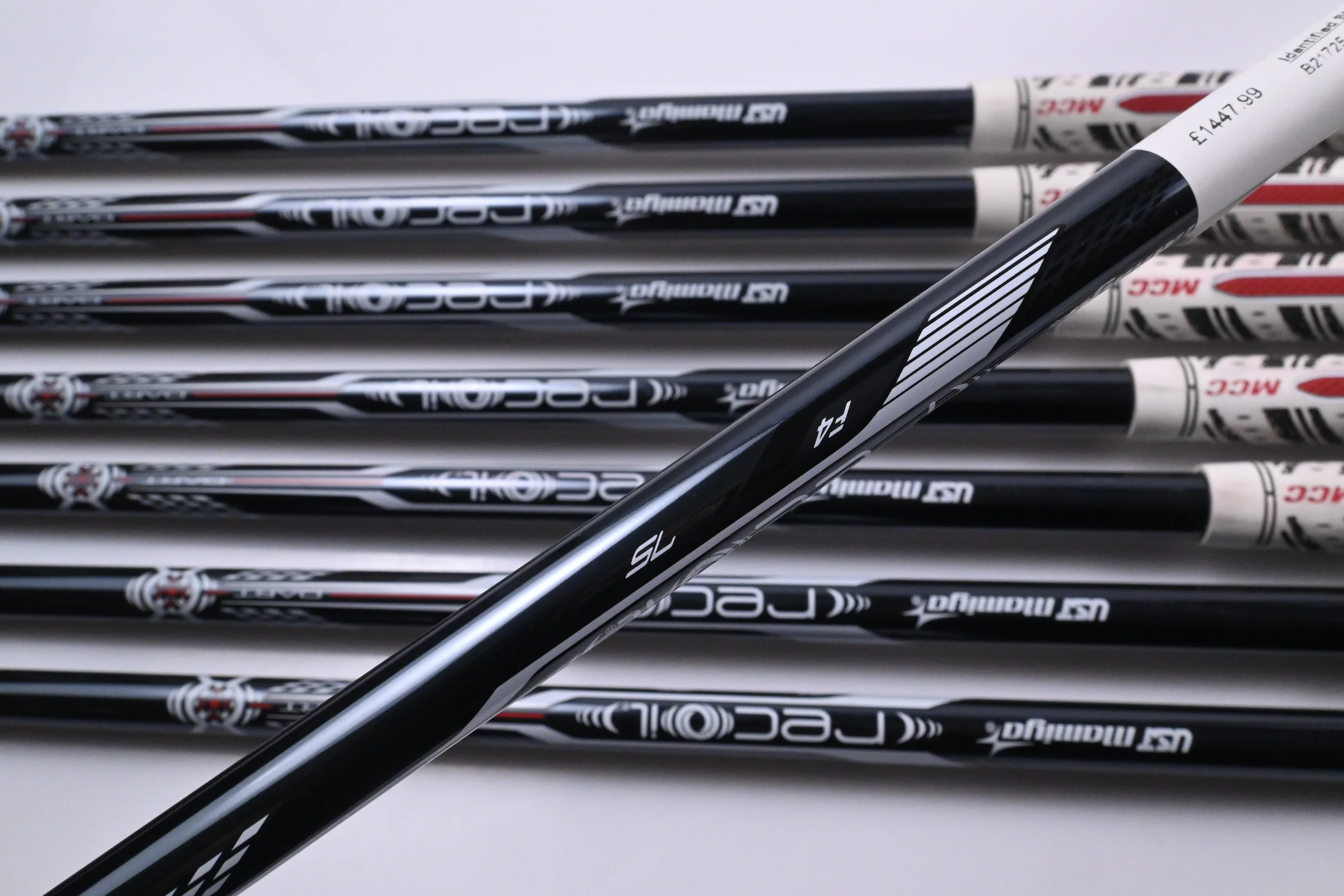 Ping i540 Irons / 4-PW+UW / Red Dot / Stiff Flex UST Mamiya Recoil DART 75 - Image 5