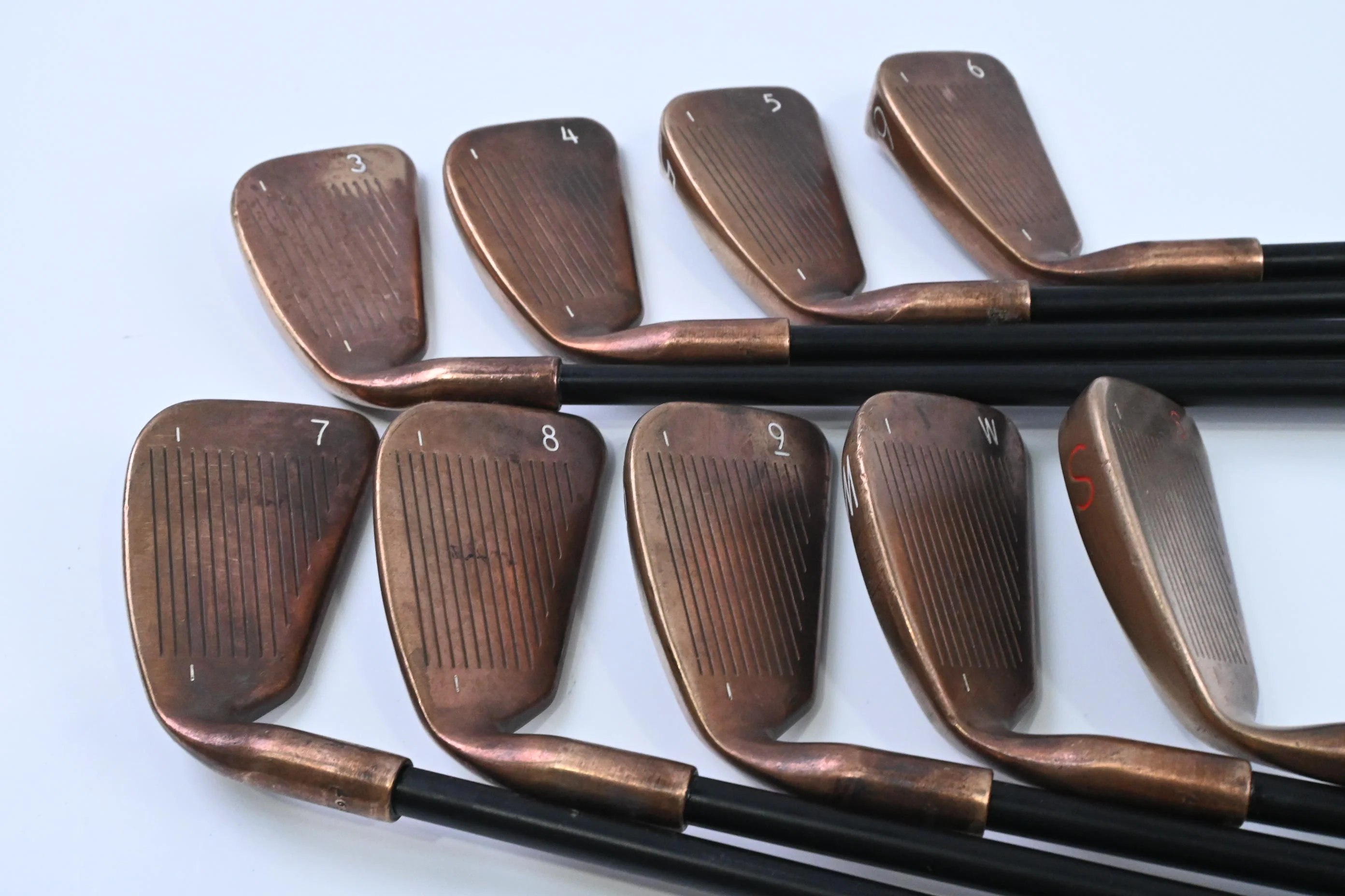 Ping ISI BeCu Irons / 3-PW+SW / Black Dot / Stiff Flex Tri Gold Shafts - Image 3