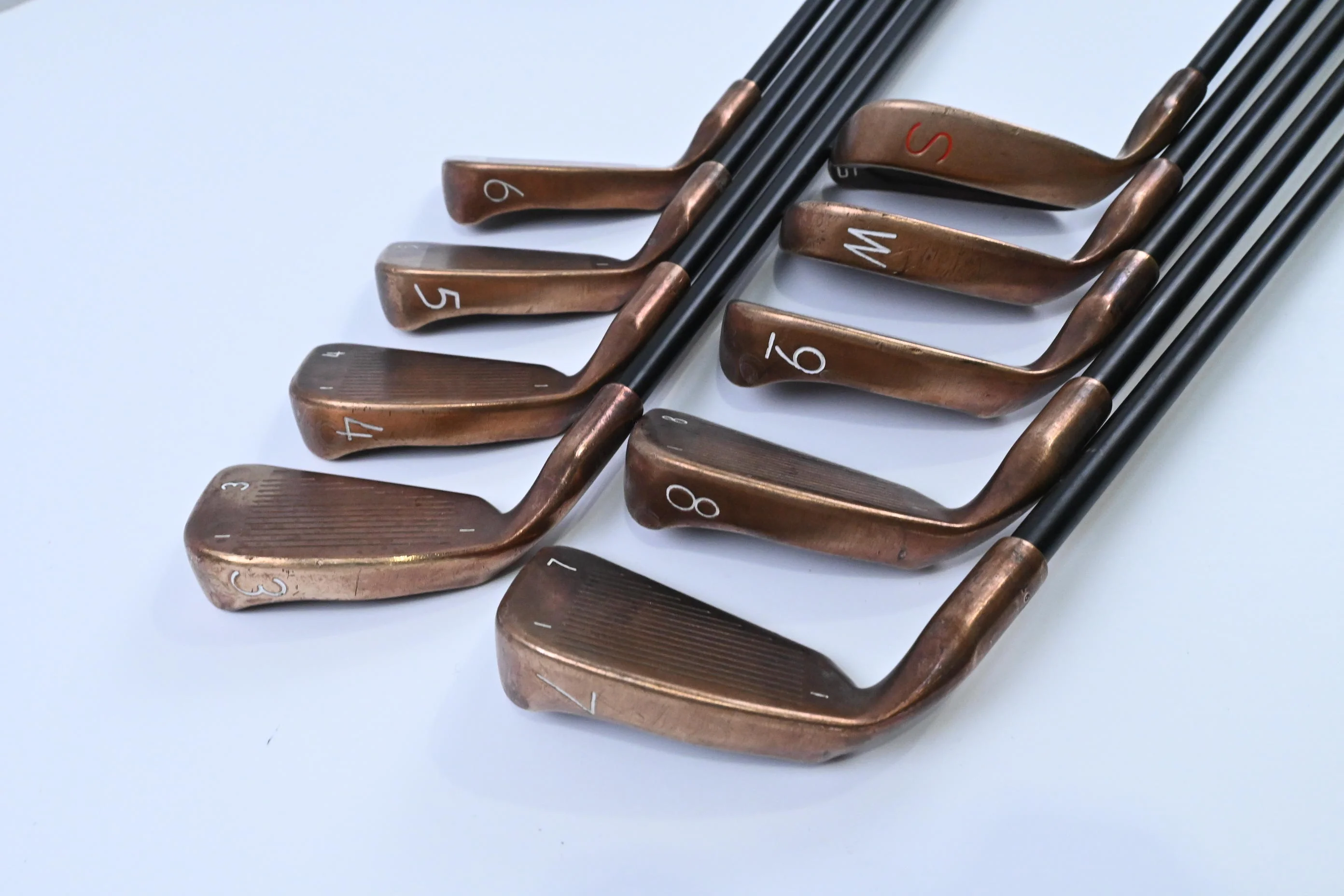 Ping ISI BeCu Irons / 3-PW+SW / Black Dot / Stiff Flex Tri Gold Shafts - Image 4