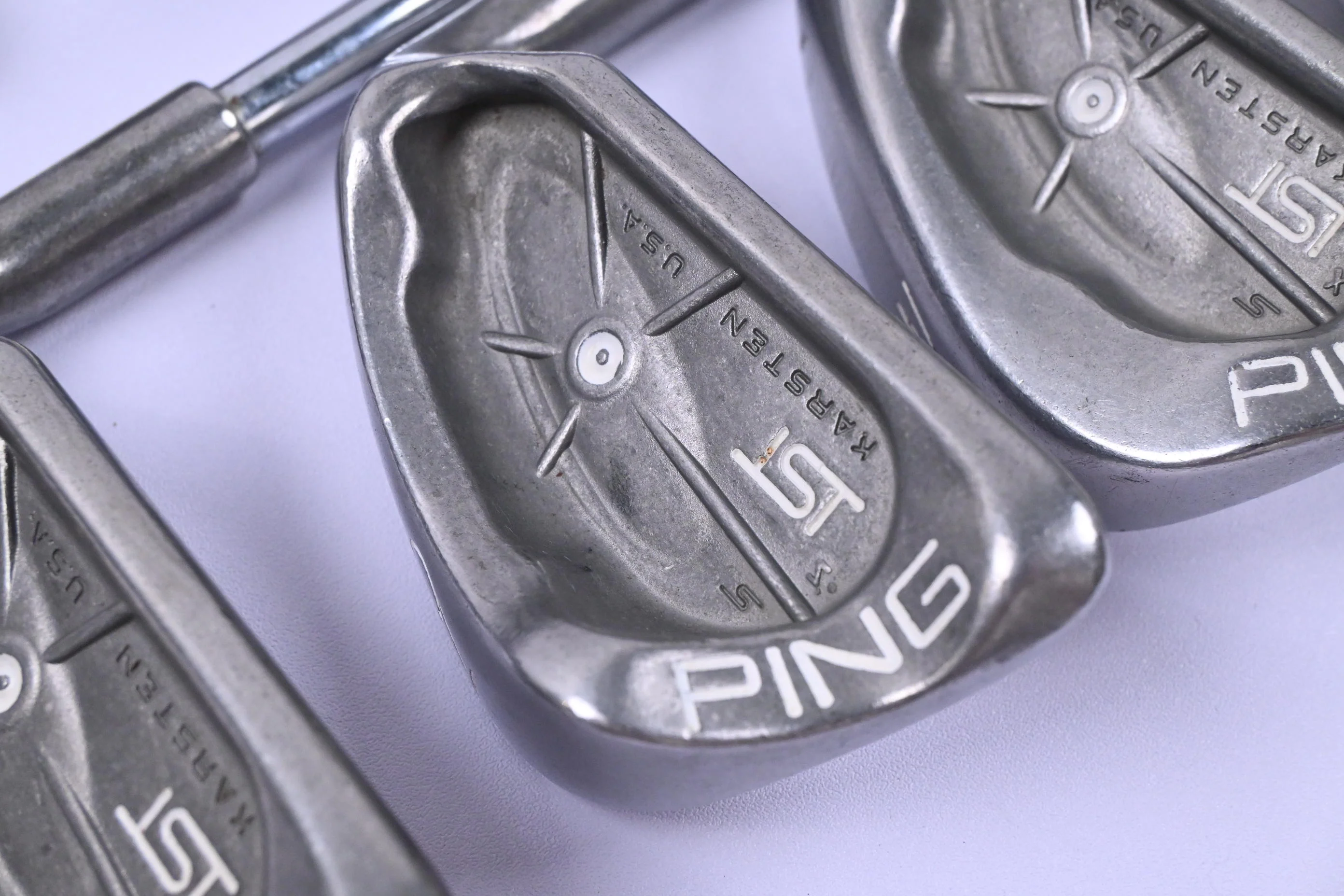 Ping ISI Irons / 4-PW+SW / White Dot / Stiff Flex Ping Cushin JZ Shafts