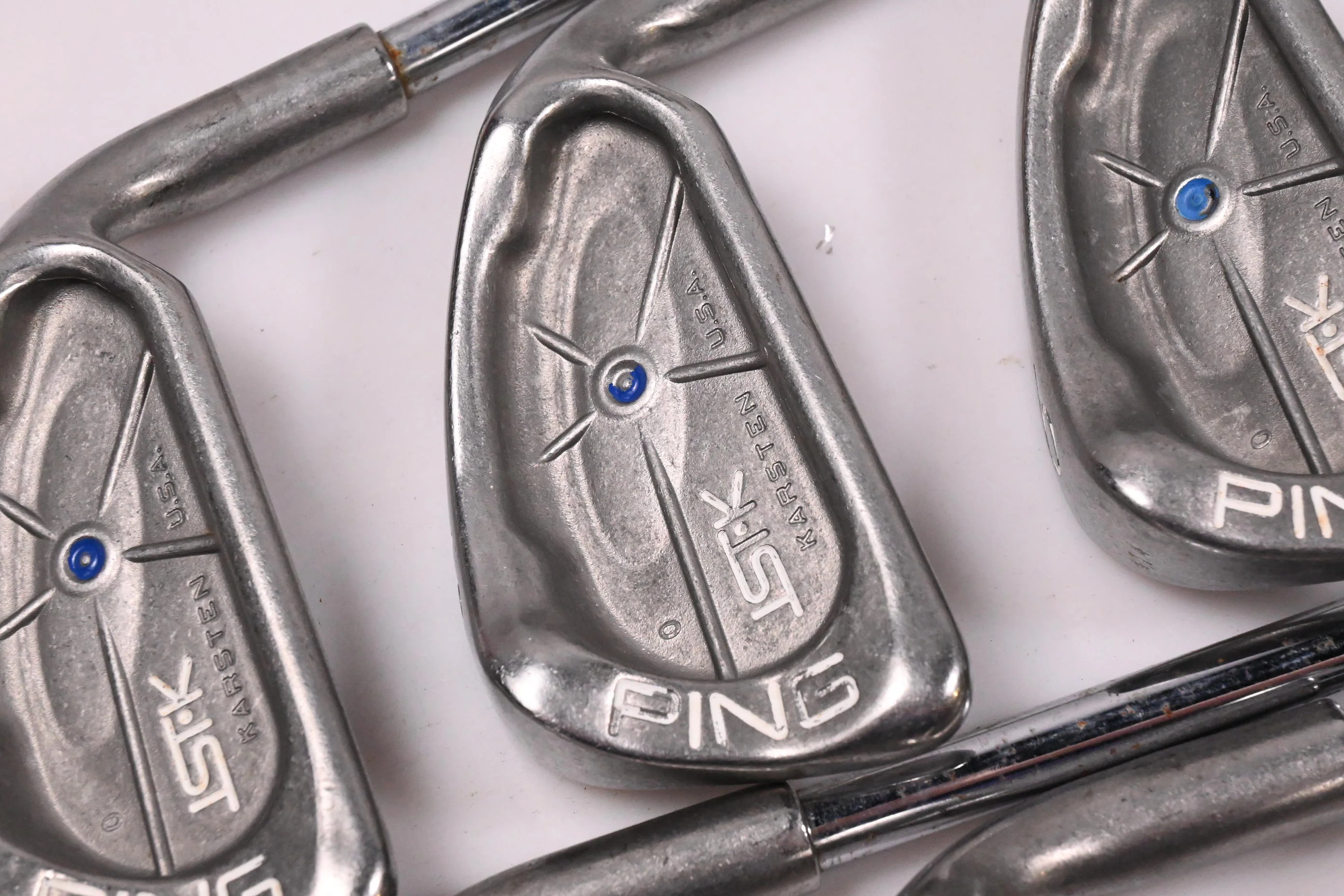 Ping ISI-K Irons / 4-PW+SW / Blue Dot / Stiff Flex Ping JZ Shafts