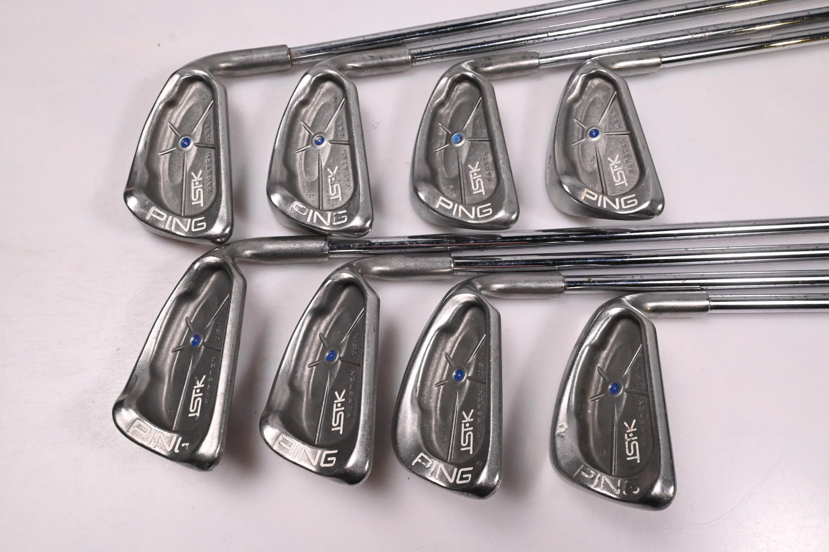 Ping ISI-K Irons / 4-PW+SW / Blue Dot / Stiff Flex Ping JZ Shafts - Image 2