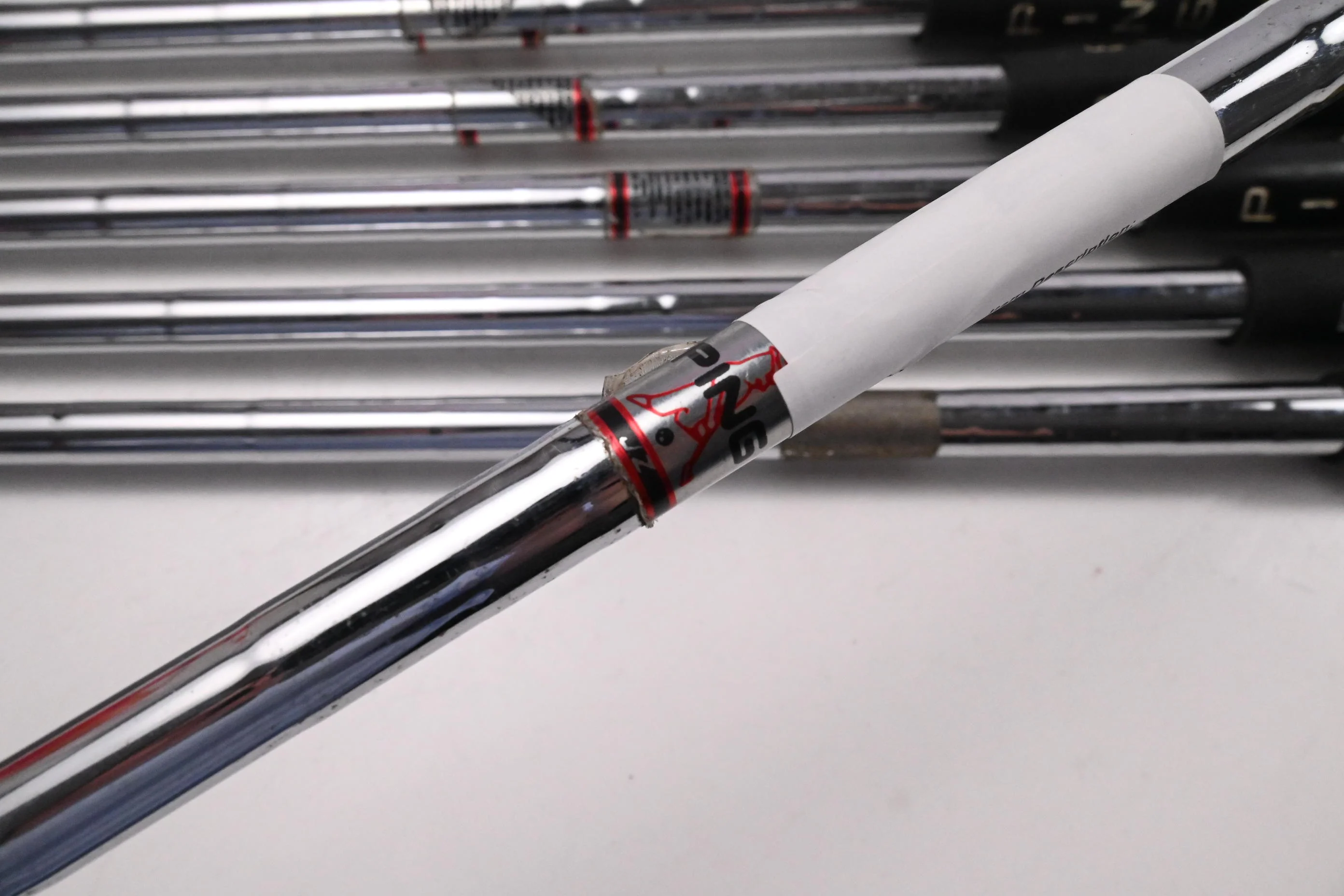 Ping ISI-K Irons / 3-9i / Green Dot / Stiff Flex Ping Karsten JZ Red Shafts - Image 6