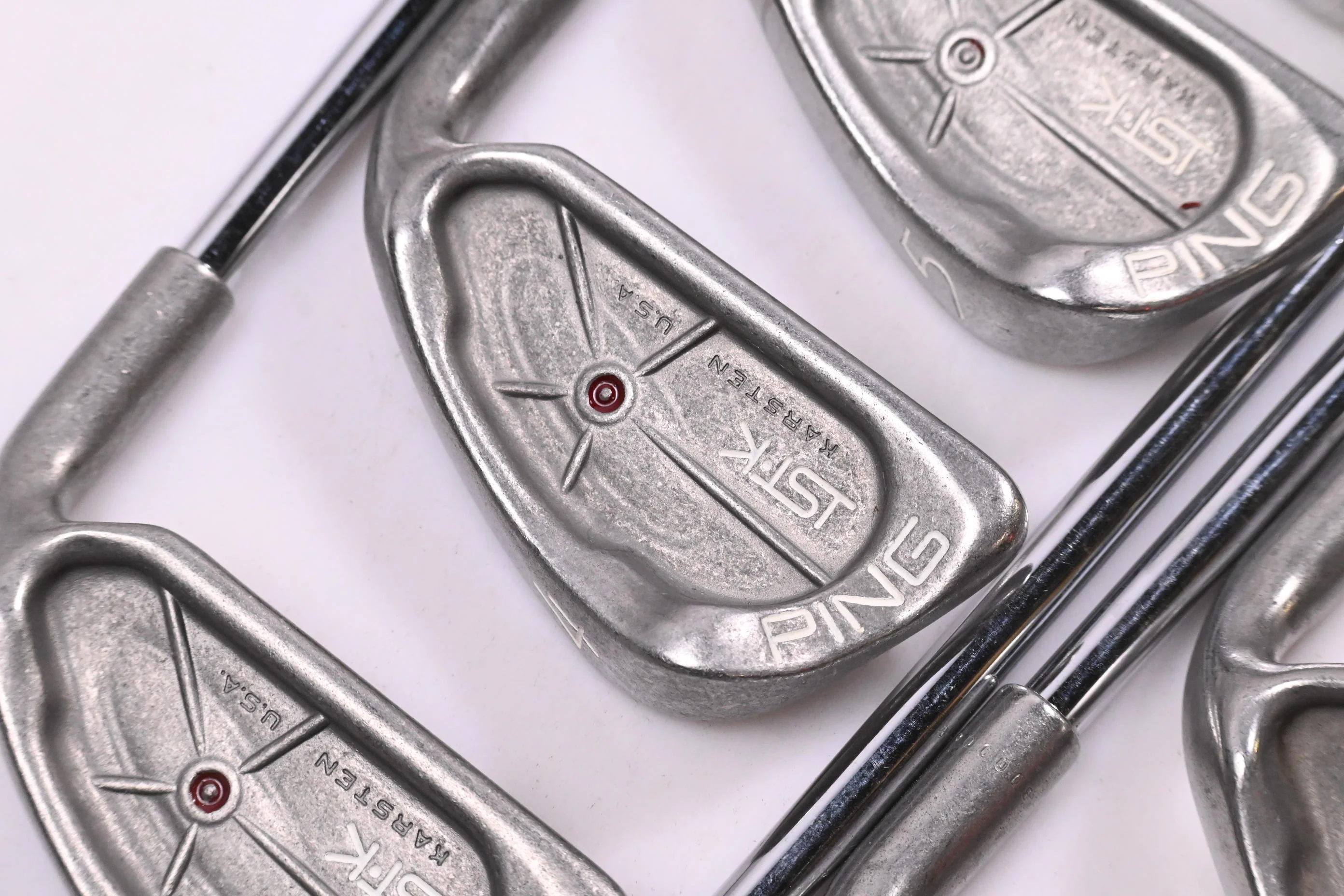Ping ISI-K Irons / 3-PW+SW / Maroon Dot / Stiff Flex Ping JZ Shafts