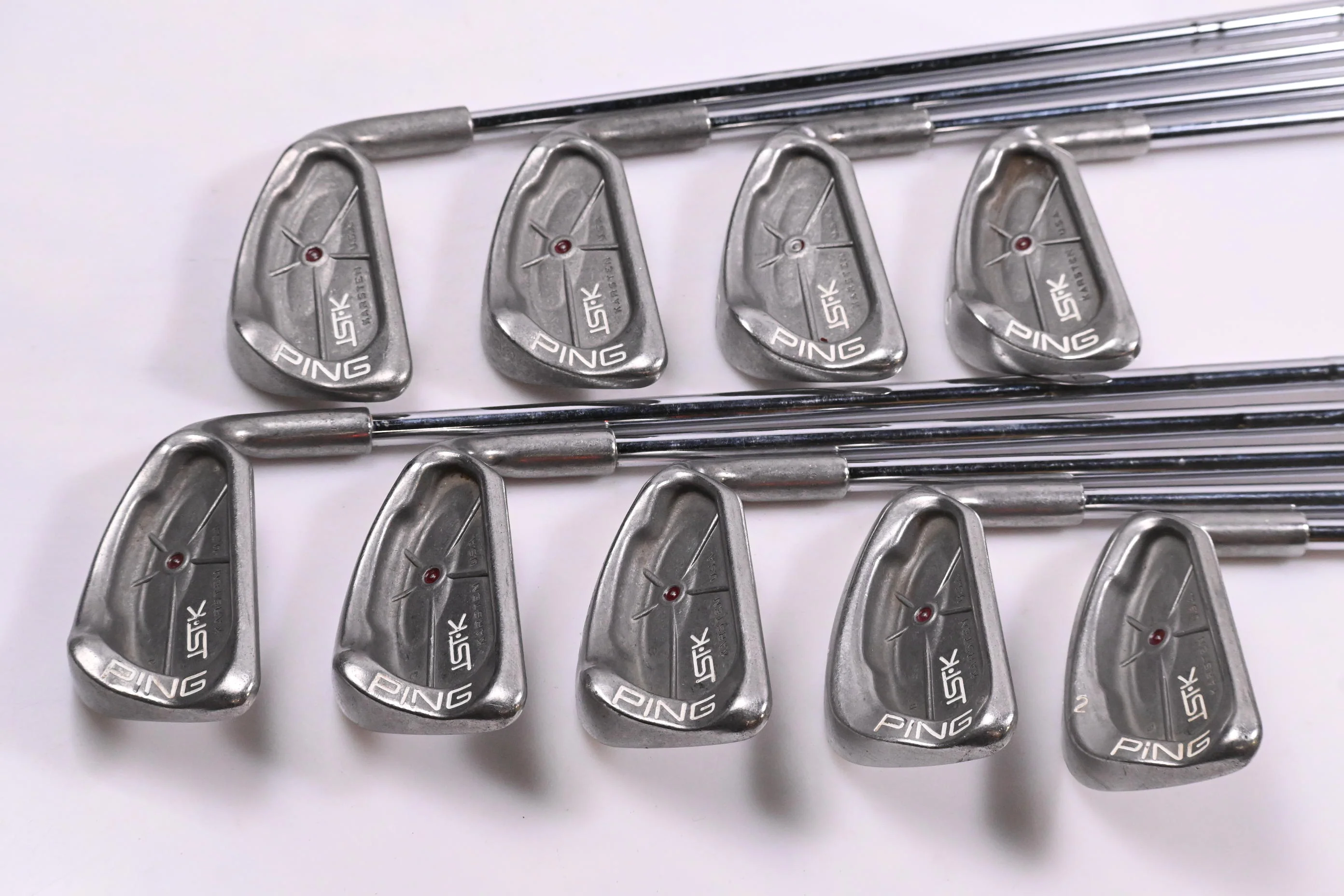 Ping ISI-K Irons / 3-PW+SW / Maroon Dot / Stiff Flex Ping JZ Shafts - Image 2