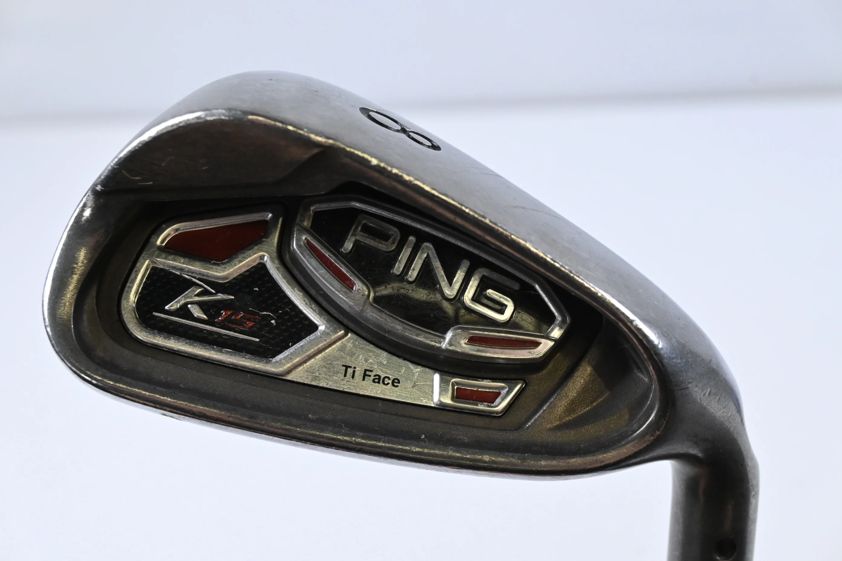 Ping K15 #8 Iron / Black Dot / Regular Flex Ping AWT Shaft
