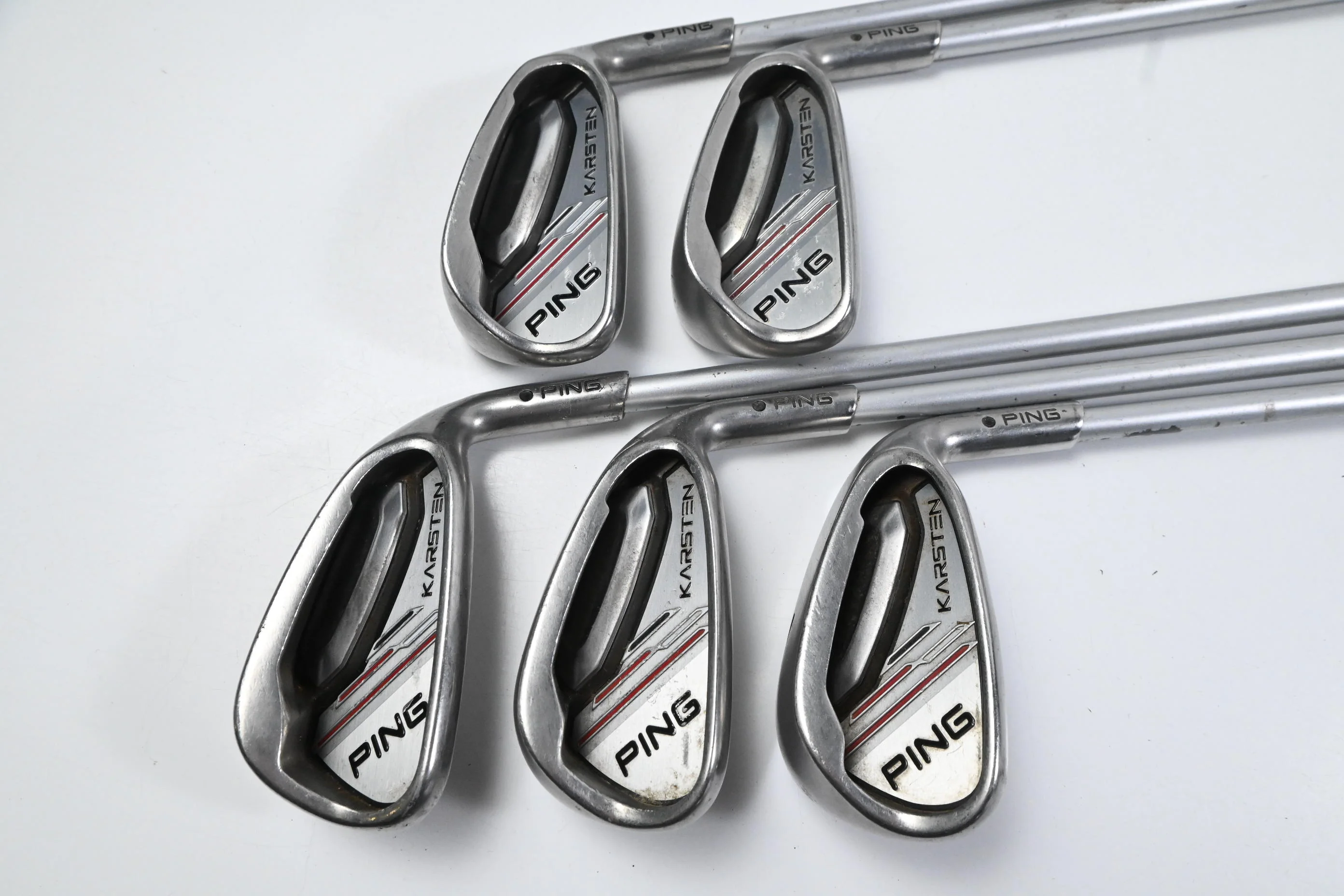 Ping Karsten 2014 Irons / 6-PW / Black Dot / Regular Flex Ping KS40I Shafts - Image 2