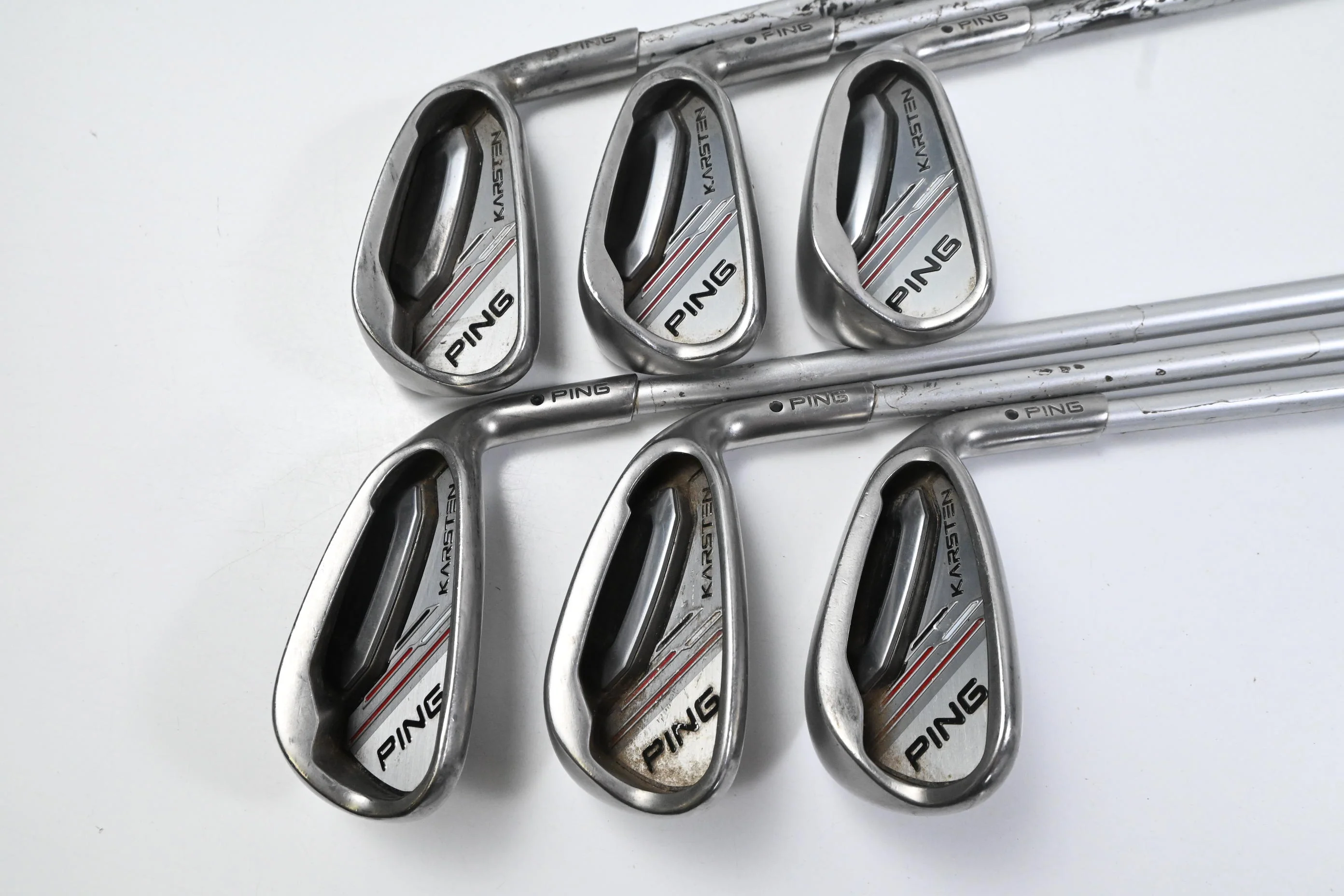 Ping Karsten 2014 Irons / 6-PW+SW / Black Dot / Regular Flex Ping KS 401 Shafts - Image 2
