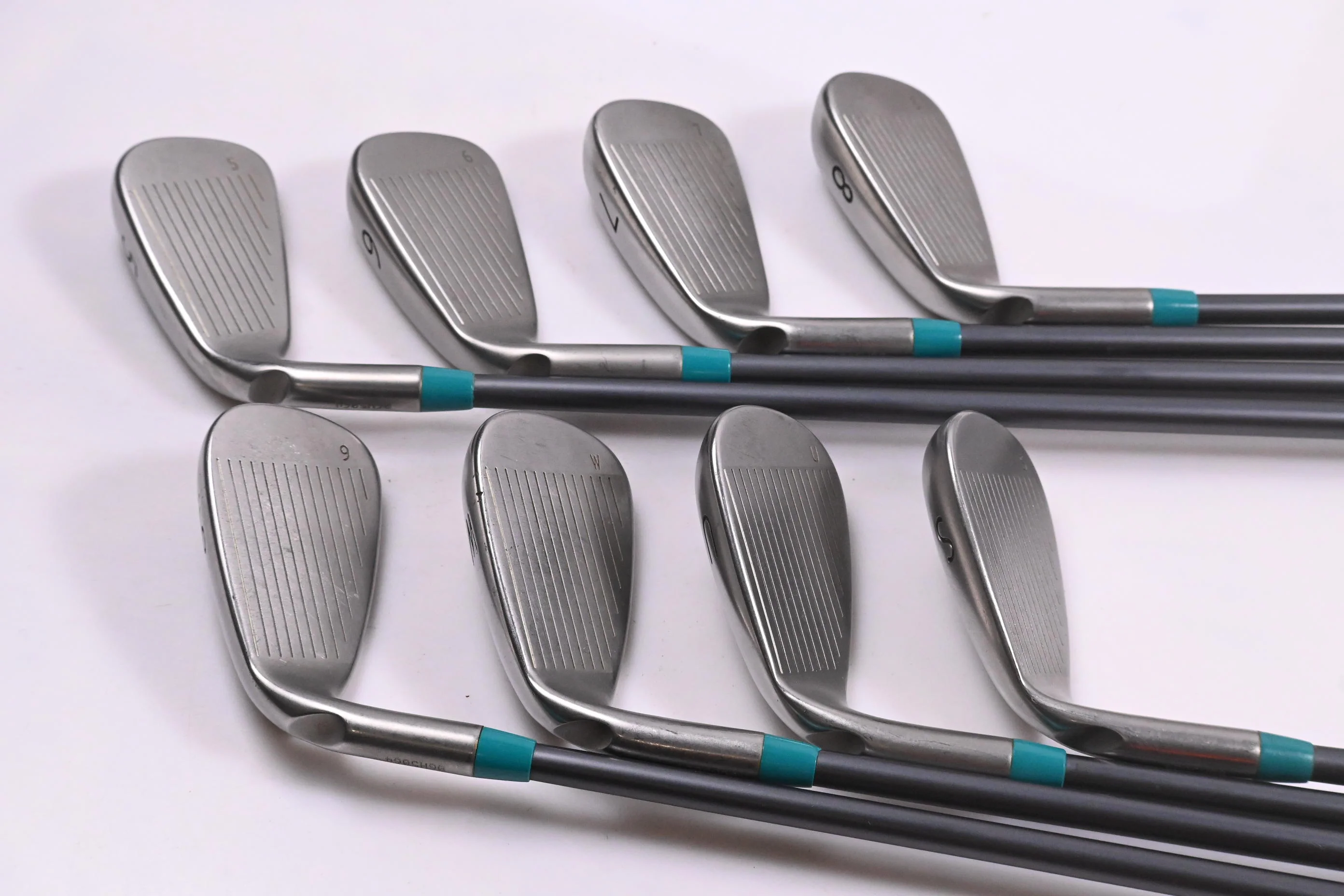 Ping Rhapsody 2015 Irons / 5-PW+GW+SW / Green Dot / Senior Flex Ping CFS 65 - Image 3
