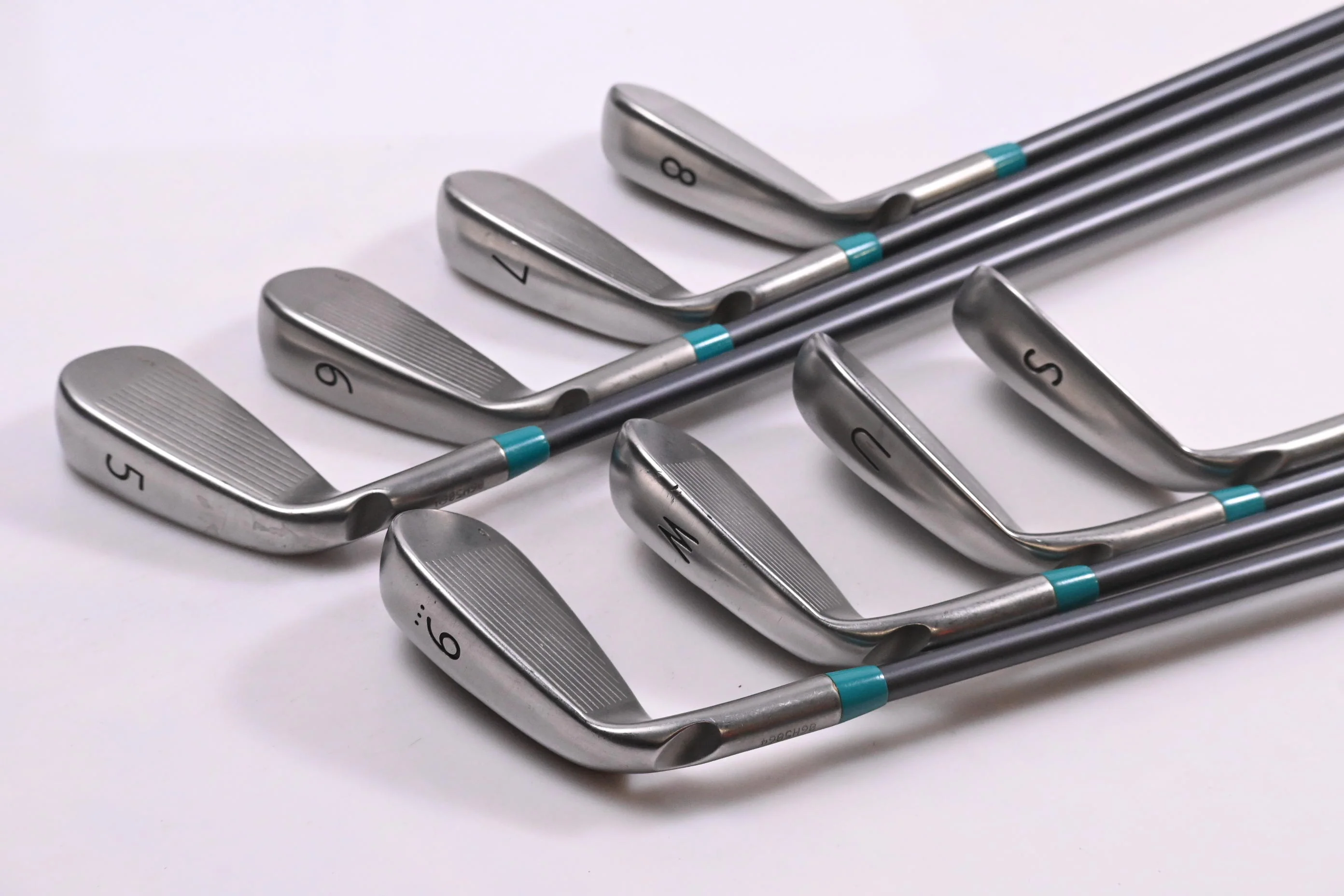 Ping Rhapsody 2015 Irons / 5-PW+GW+SW / Green Dot / Senior Flex Ping CFS 65 - Image 4