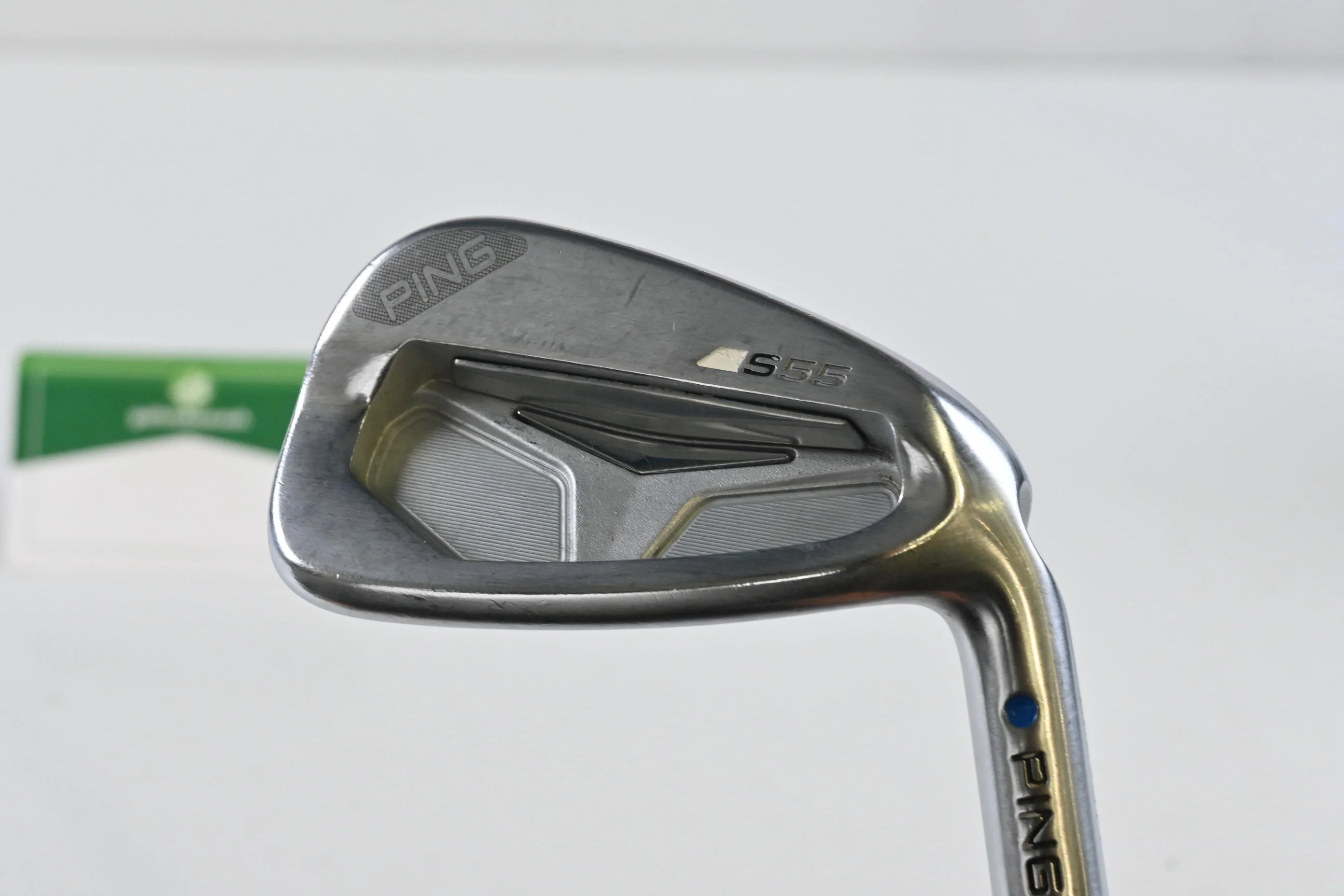 Ping S55 #8 Iron / Blue Dot / Stiff Flex Ping CFS Shaft