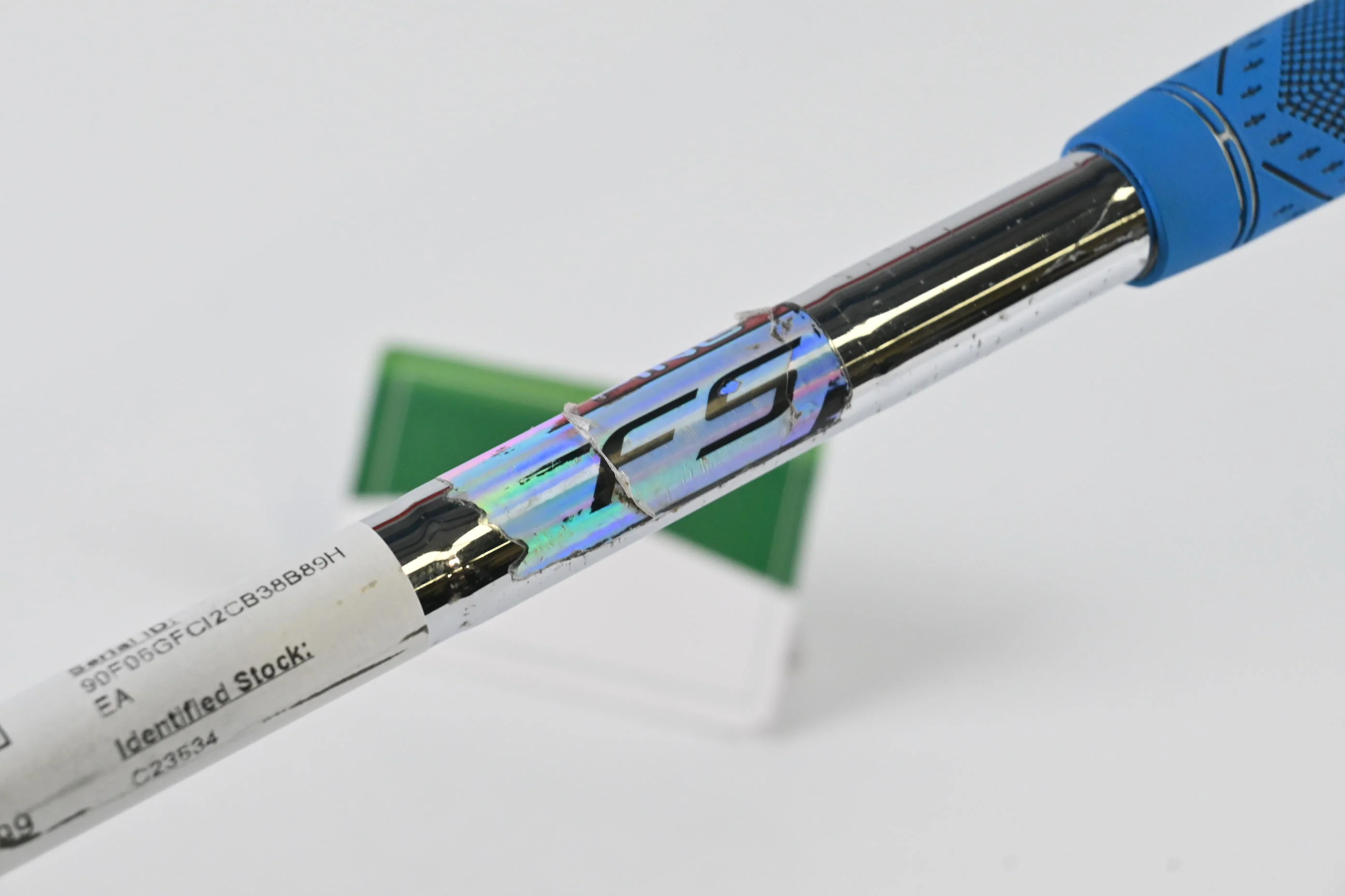 Ping S55 #8 Iron / Blue Dot / Stiff Flex Ping CFS Shaft - Image 4