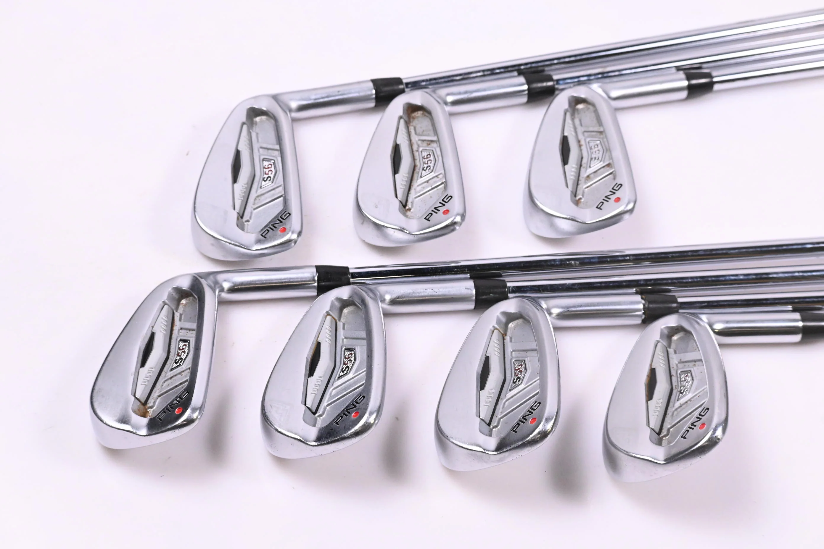 Ping S56 Irons / 4-PW / Red Dot / Regular Flex Dynamic Gold R300 - Image 2