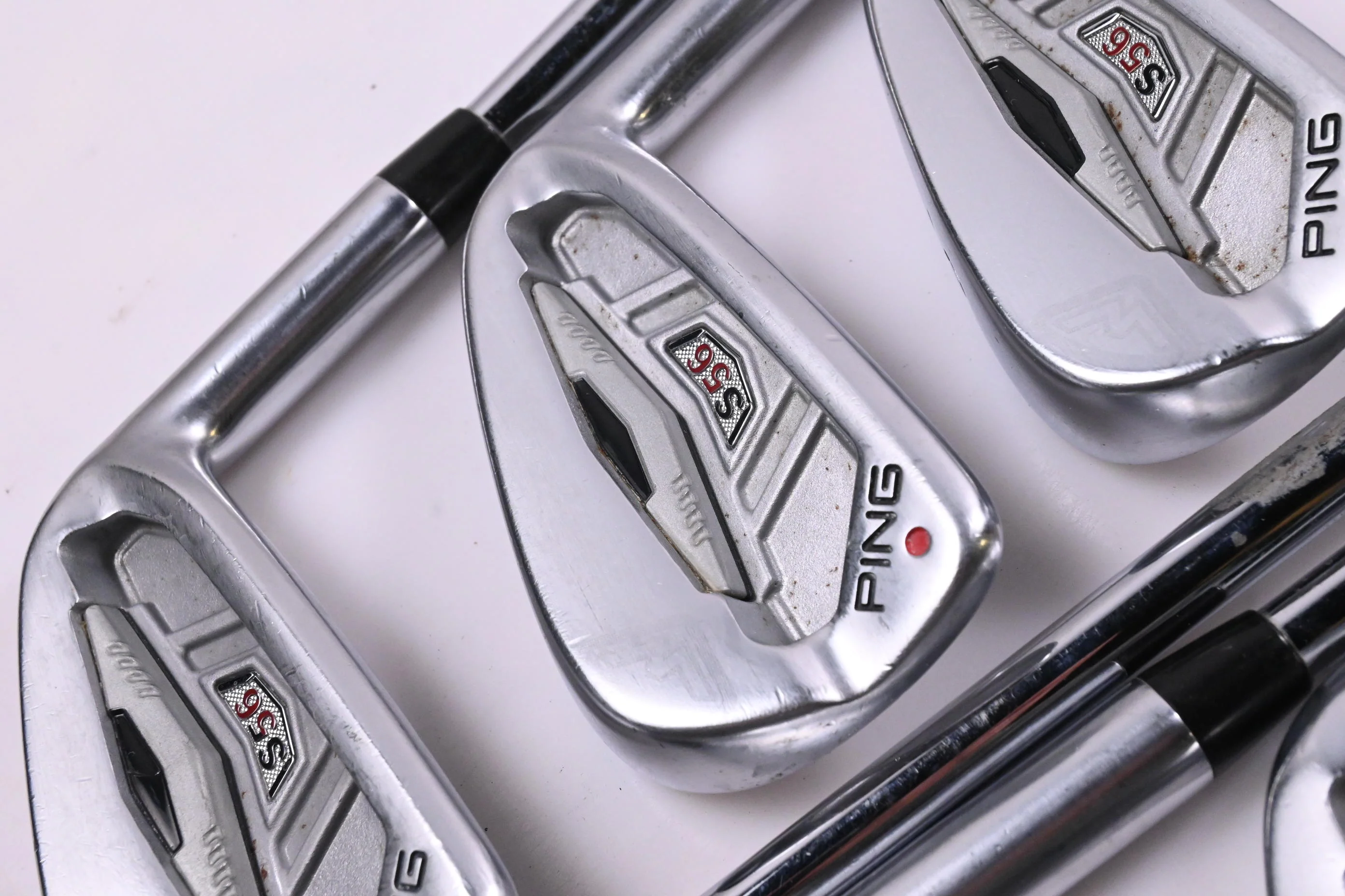 Ping S56 Irons / 4-PW / Red Dot / X-Flex Steel Shafts