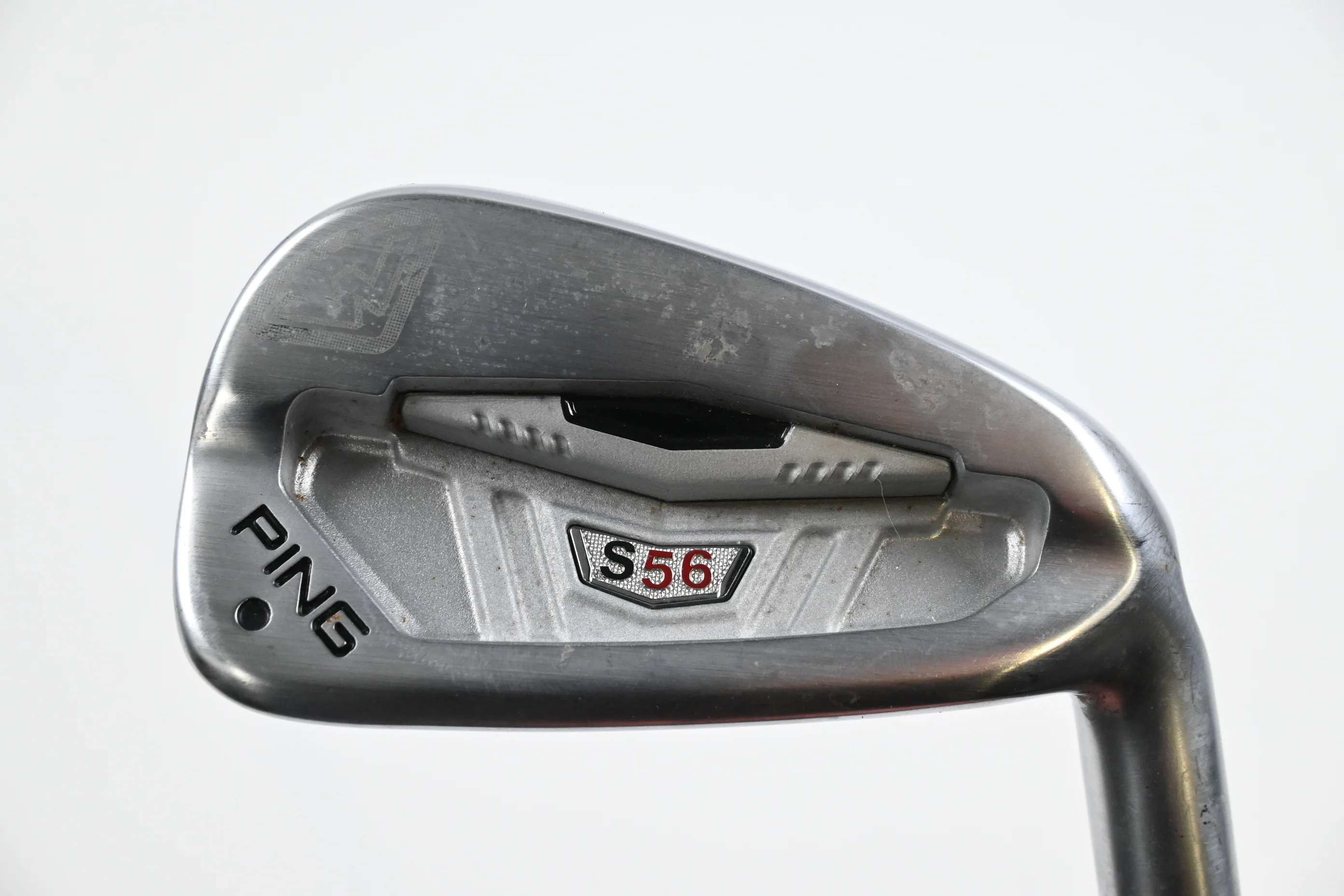 Ping S56 #7 Iron / Black Dot / Stiff Flex Dynamic Gold S300 Steel Shaft